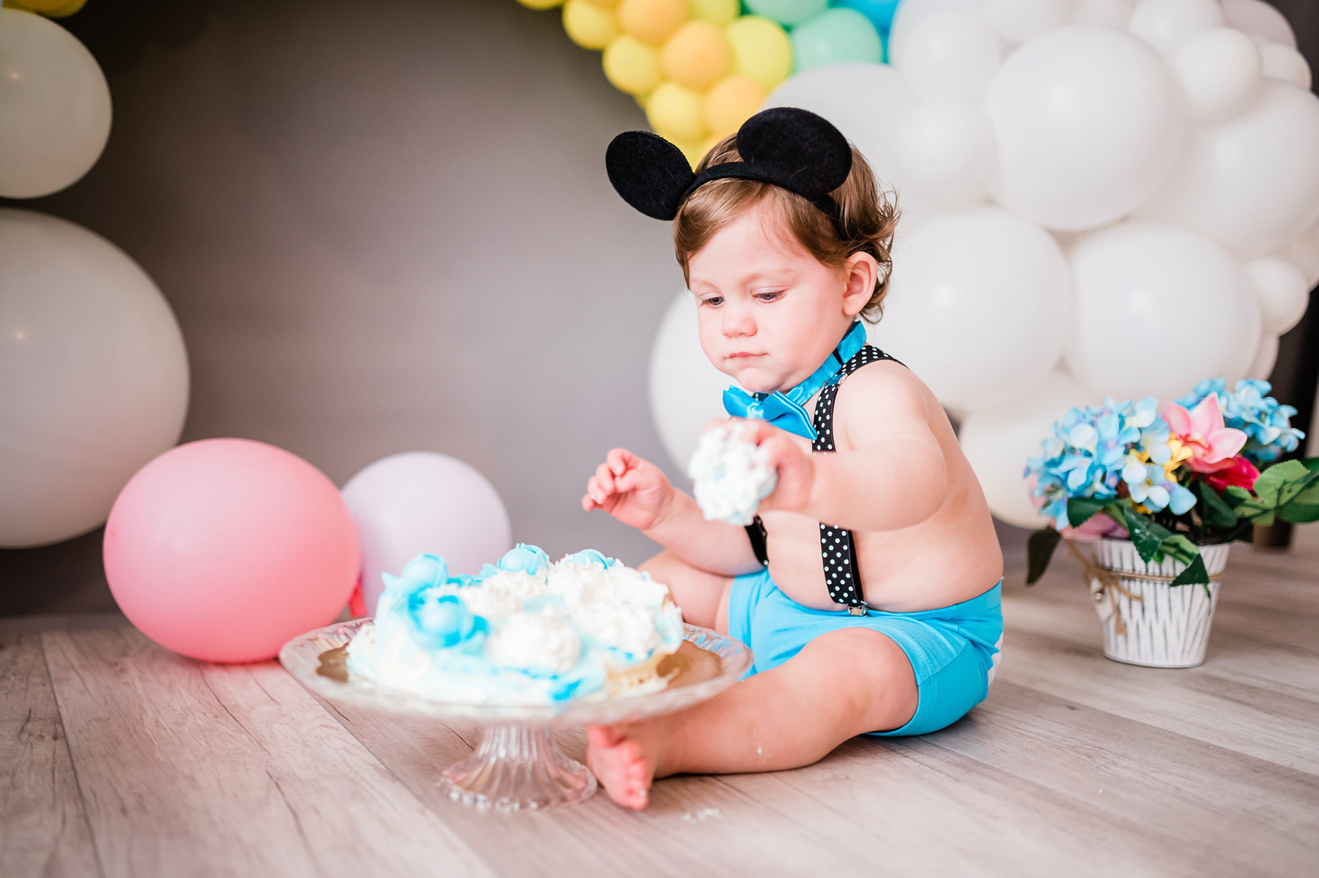 Servizio Fotografico Smash Cake Roma Foto Primo Compleanno