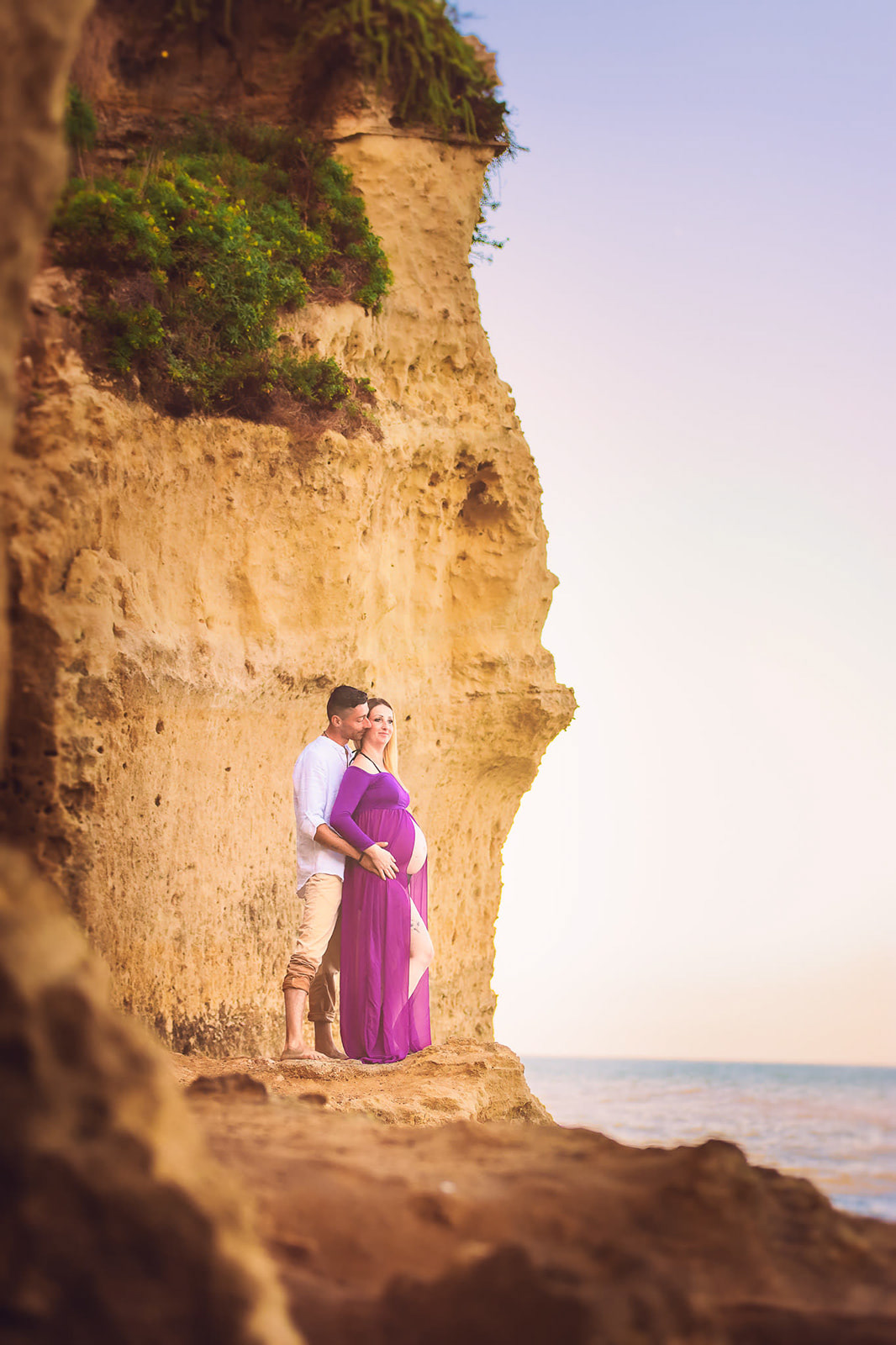 Servizio Fotografico Gravidanza al Mare - Anzio - Roma