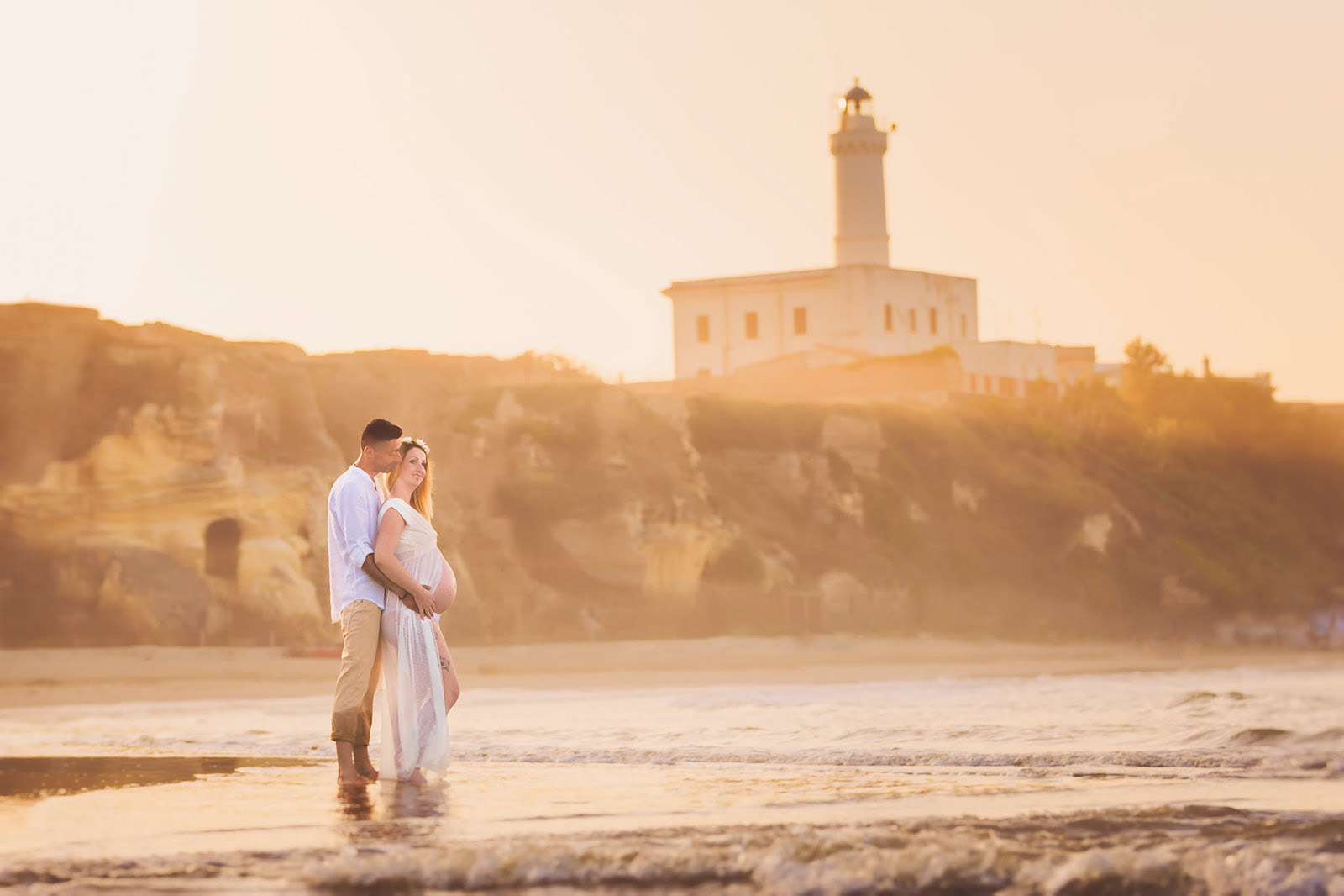 Servizio Fotografico Gravidanza al Mare - Anzio - Roma