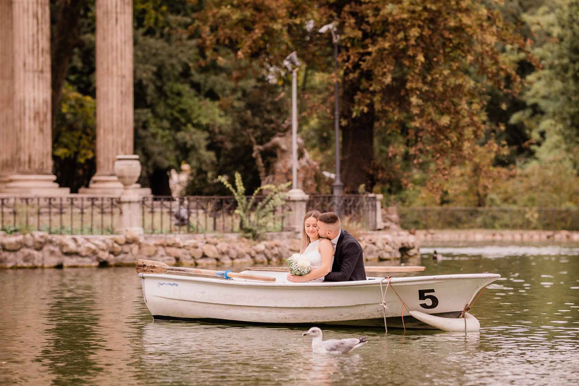 Servizio Fotografico pre Matrimonio Coppia Villa Borghese Roma