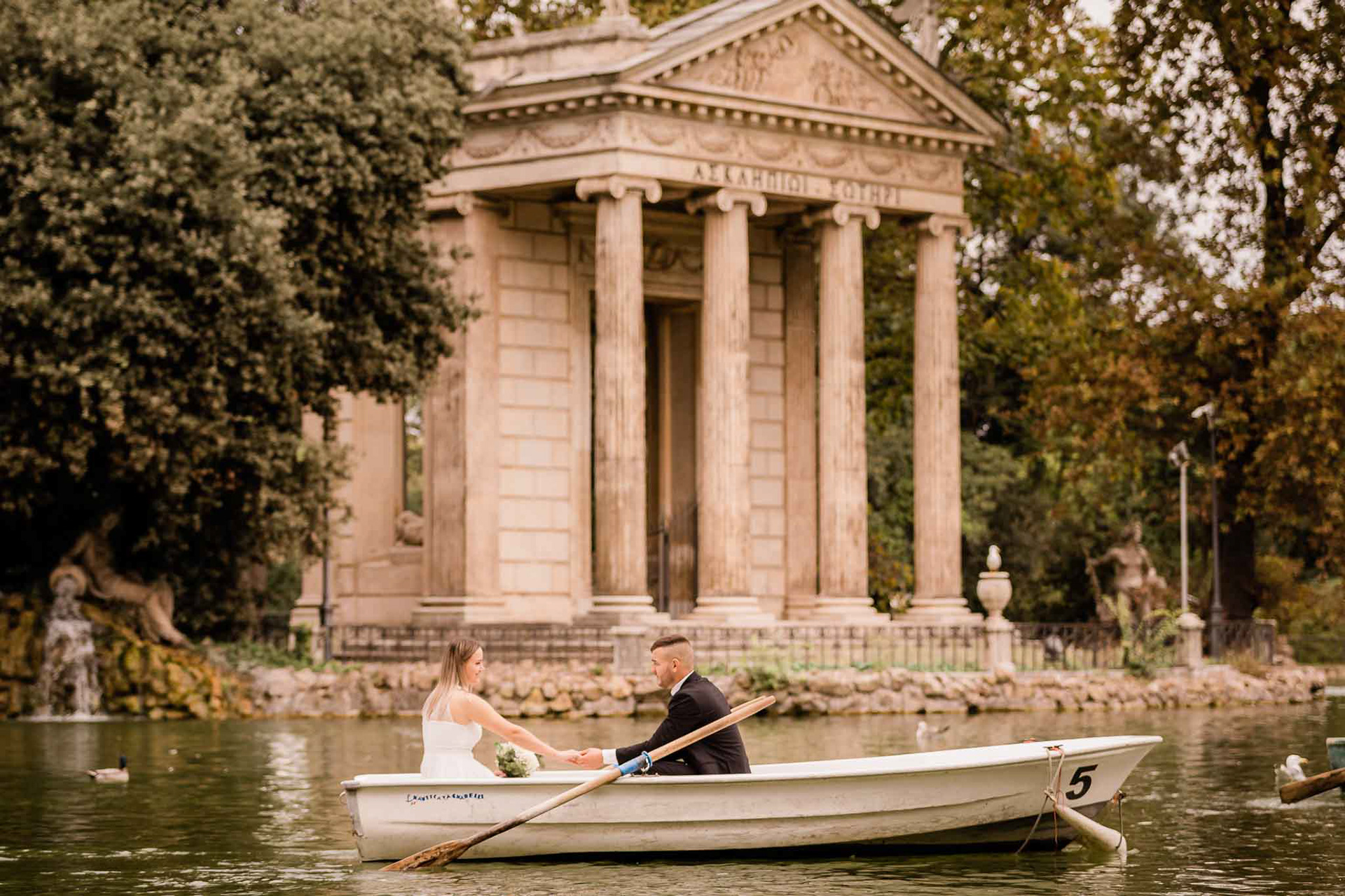 Servizio Fotografico pre Matrimonio Coppia Villa Borghese Roma
