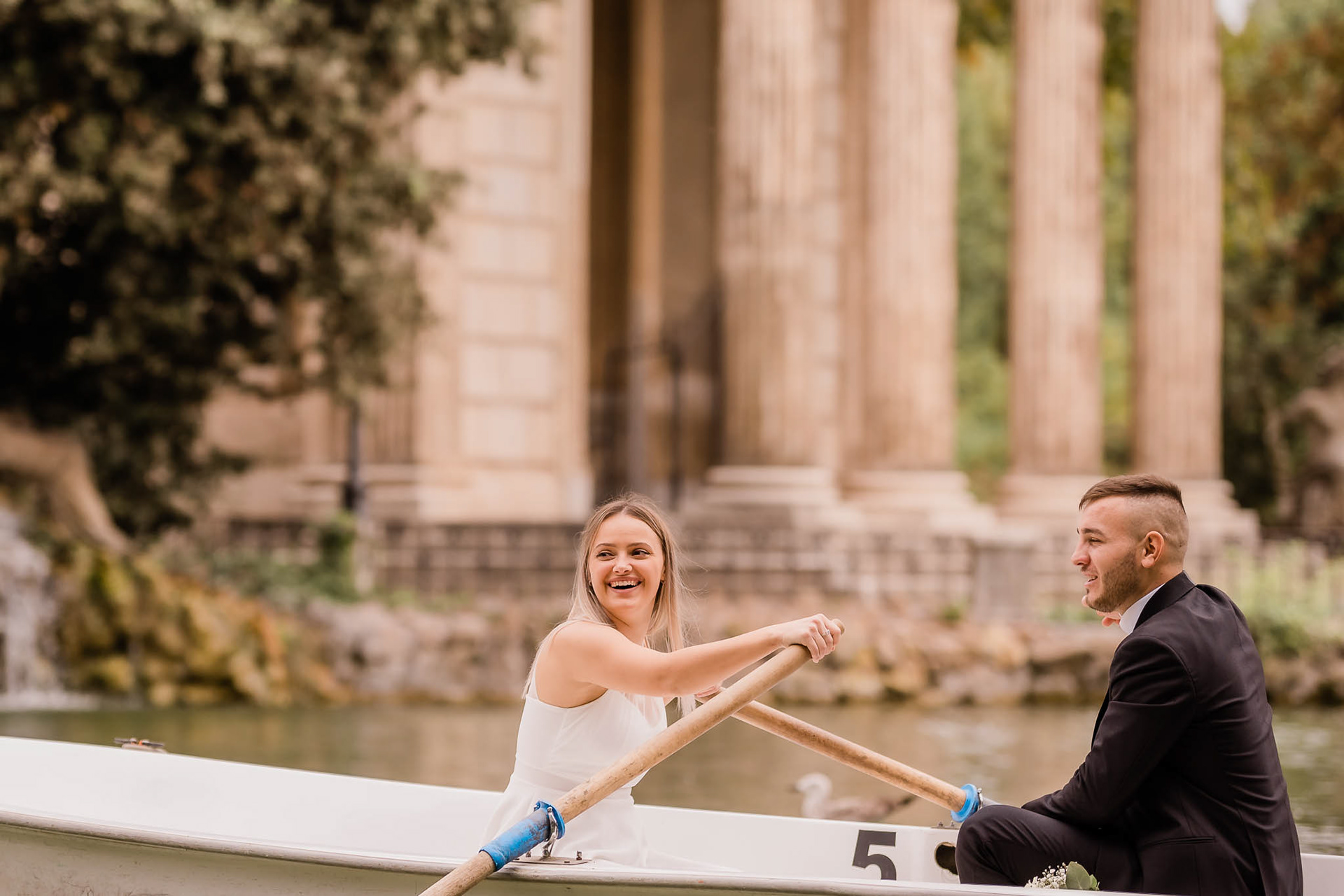 Servizio Fotografico pre Matrimonio Coppia Villa Borghese Roma