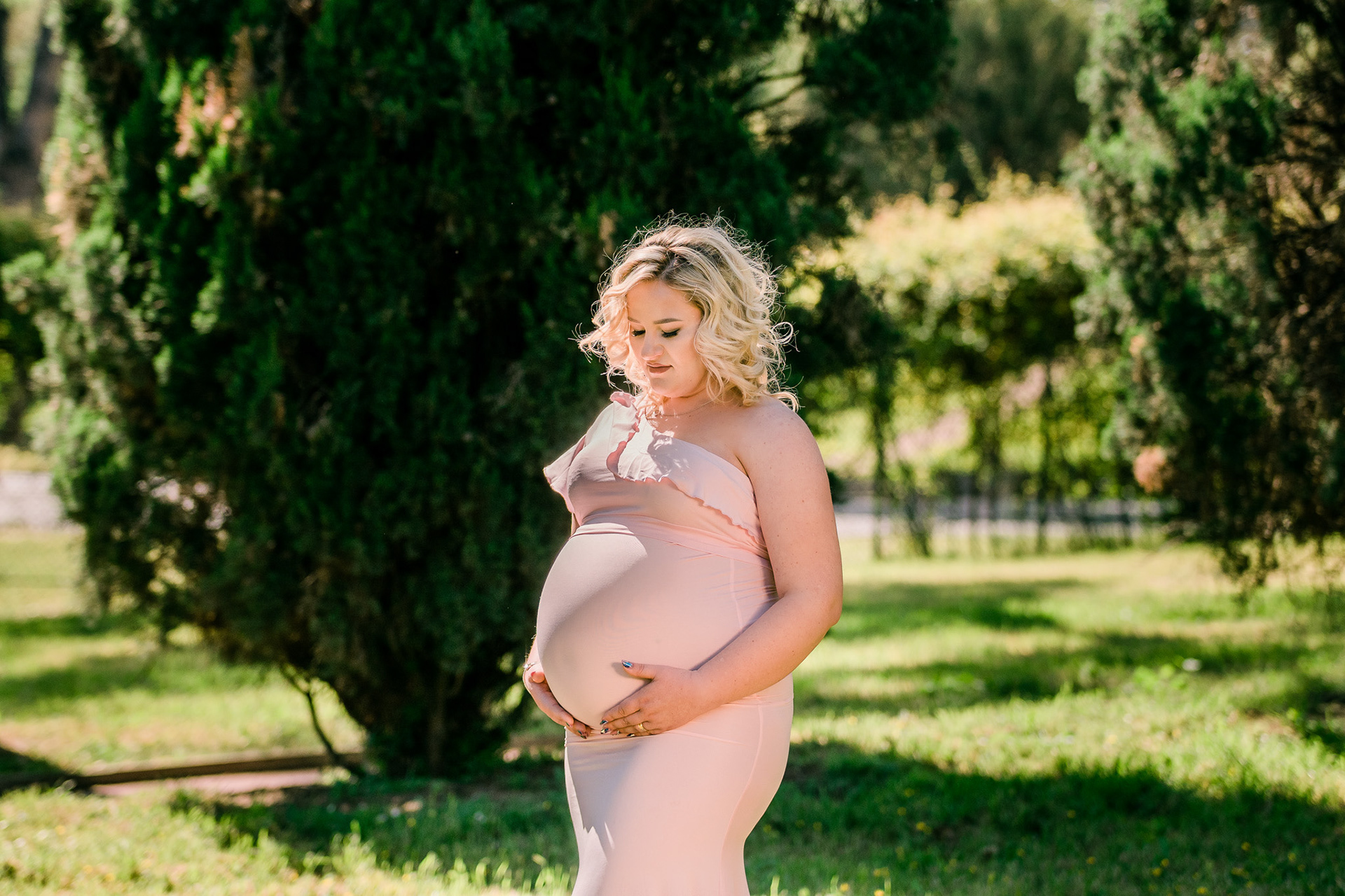 Servizio Fotografico Gravidanza Premaman Natura Roma
