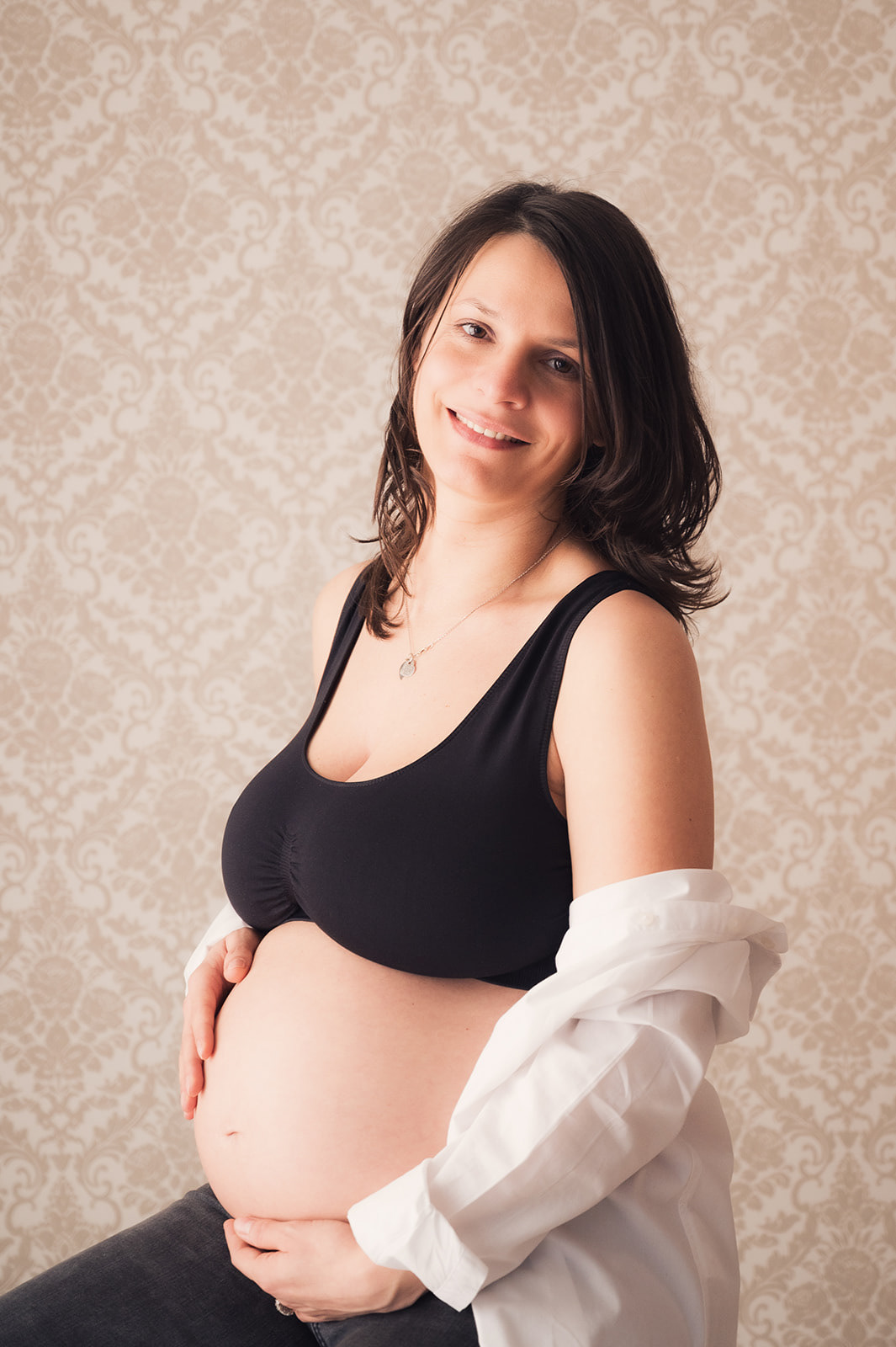 Servizio Fotografico Gravidanza Premaman in Studio a Roma