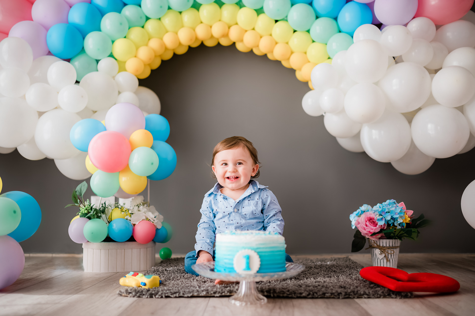 Servizio Fotografico Smash Cake Roma Foto Primo Compleanno