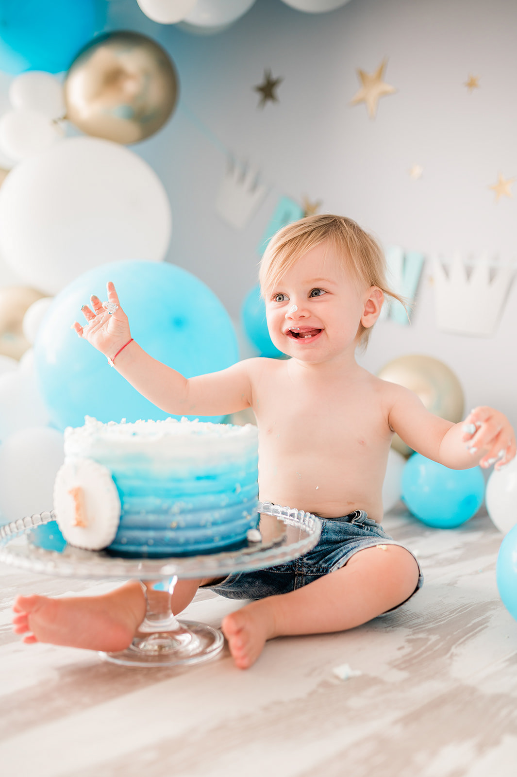 Servizio Fotografico Smash Cake Roma Foto Primo Compleanno