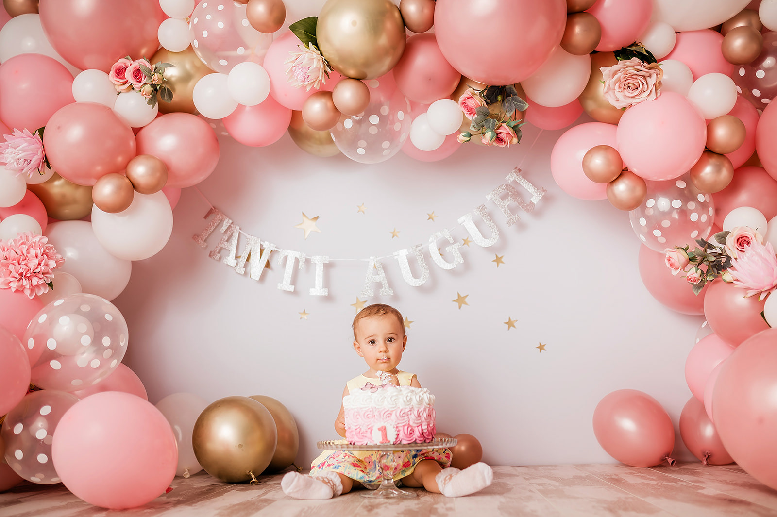 Servizio Fotografico Smash Cake Roma Foto Primo Compleanno