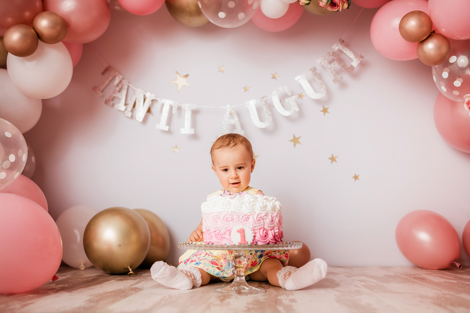 Servizio Fotografico Smash Cake Roma Foto Primo Compleanno