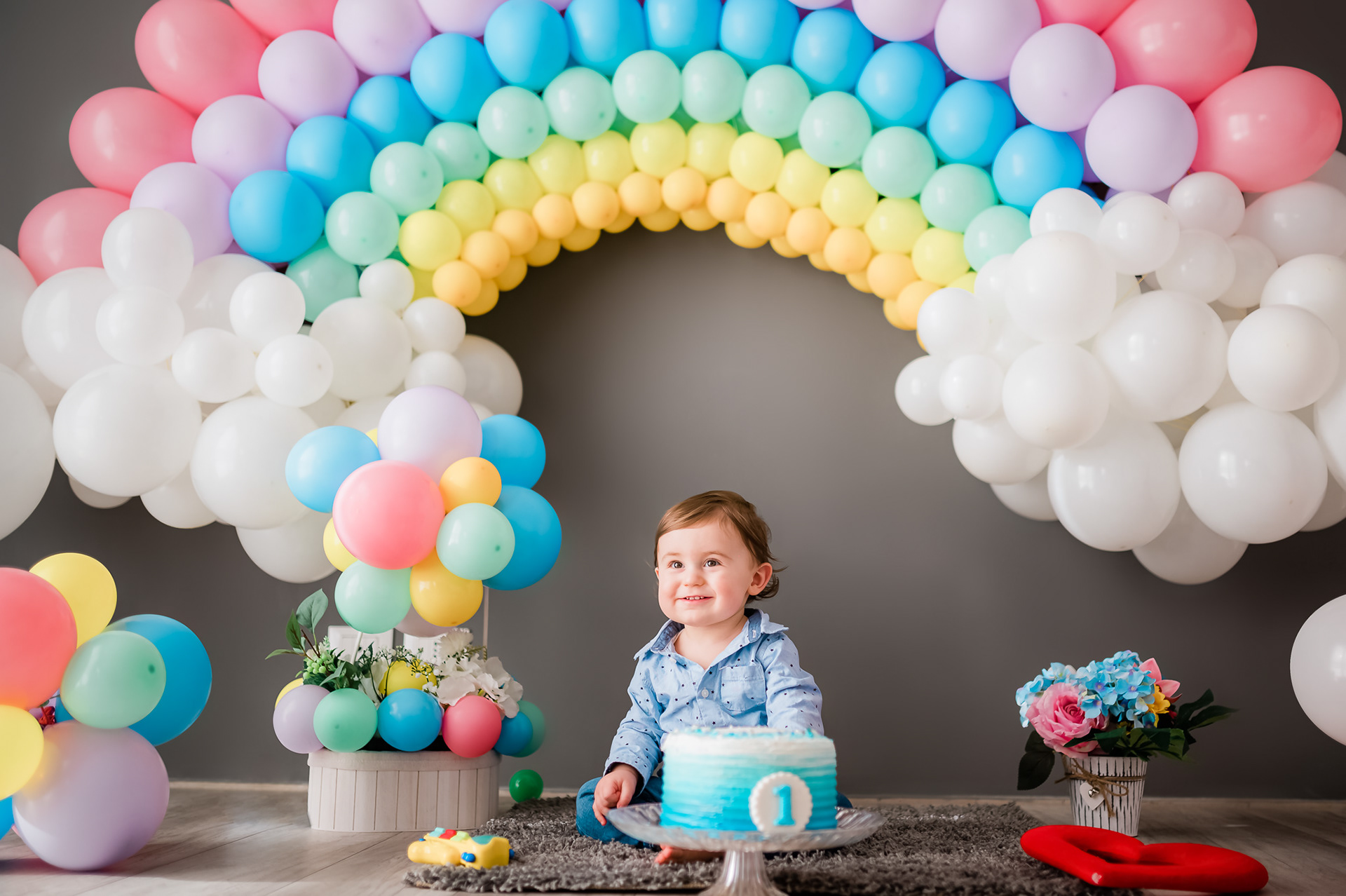 Servizio Fotografico Smash Cake Roma Foto Primo Compleanno