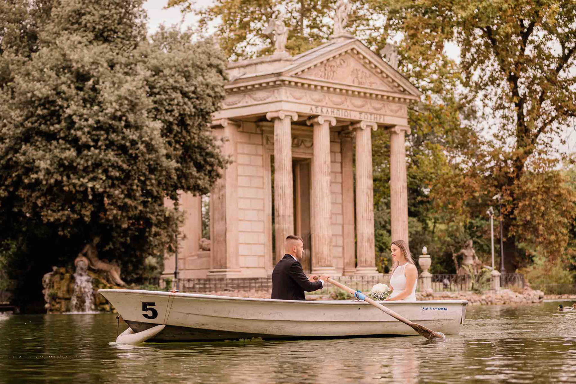 Servizio Fotografico pre Matrimonio Coppia Villa Borghese Roma