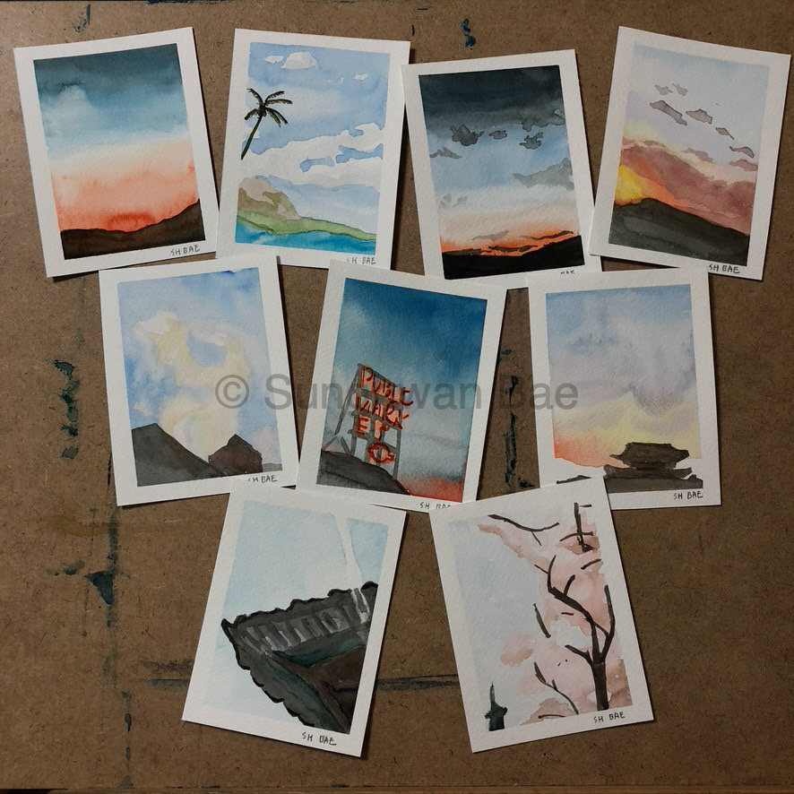 Water color painting