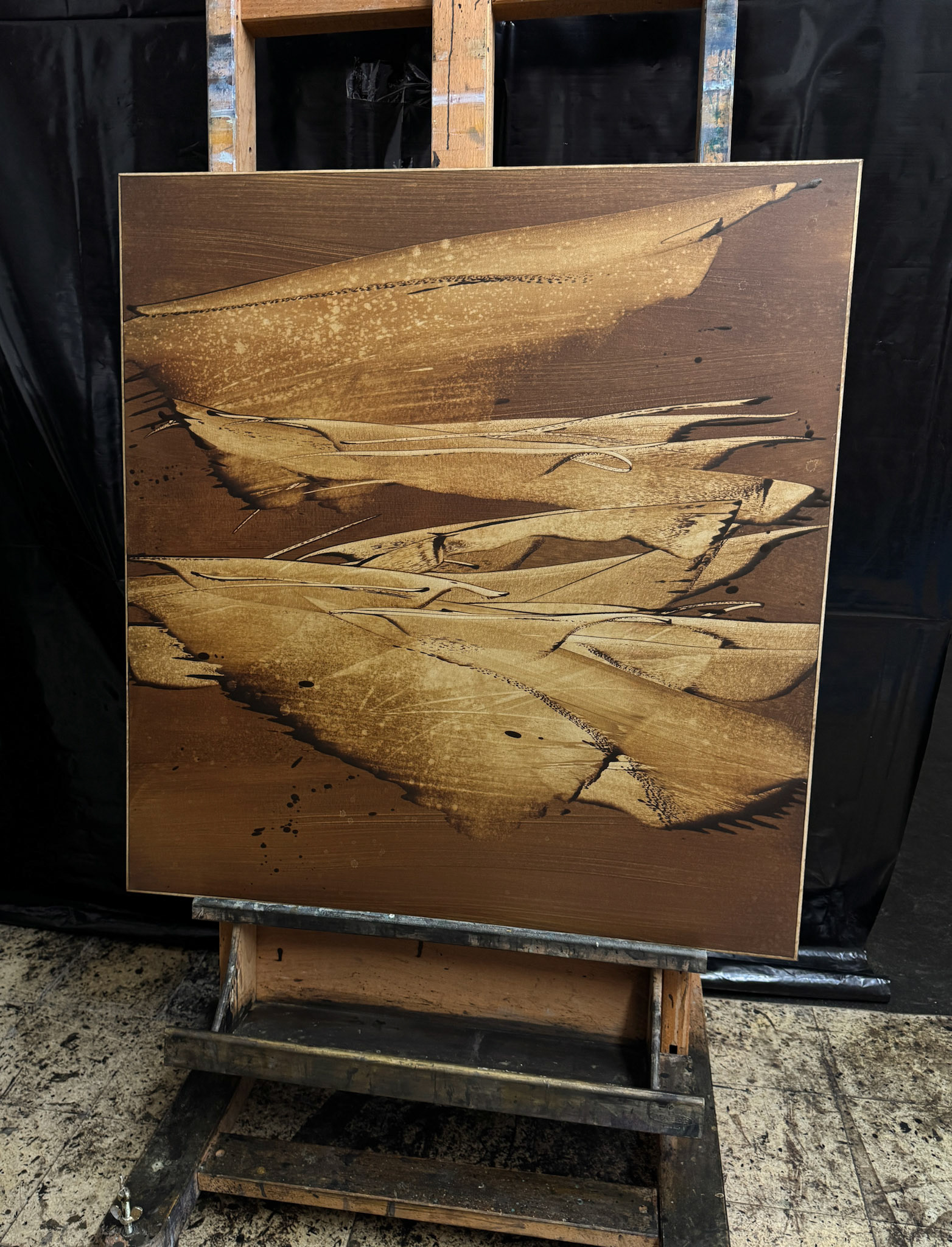 85x80 châssis 3,5 cm - huile toile n°260212