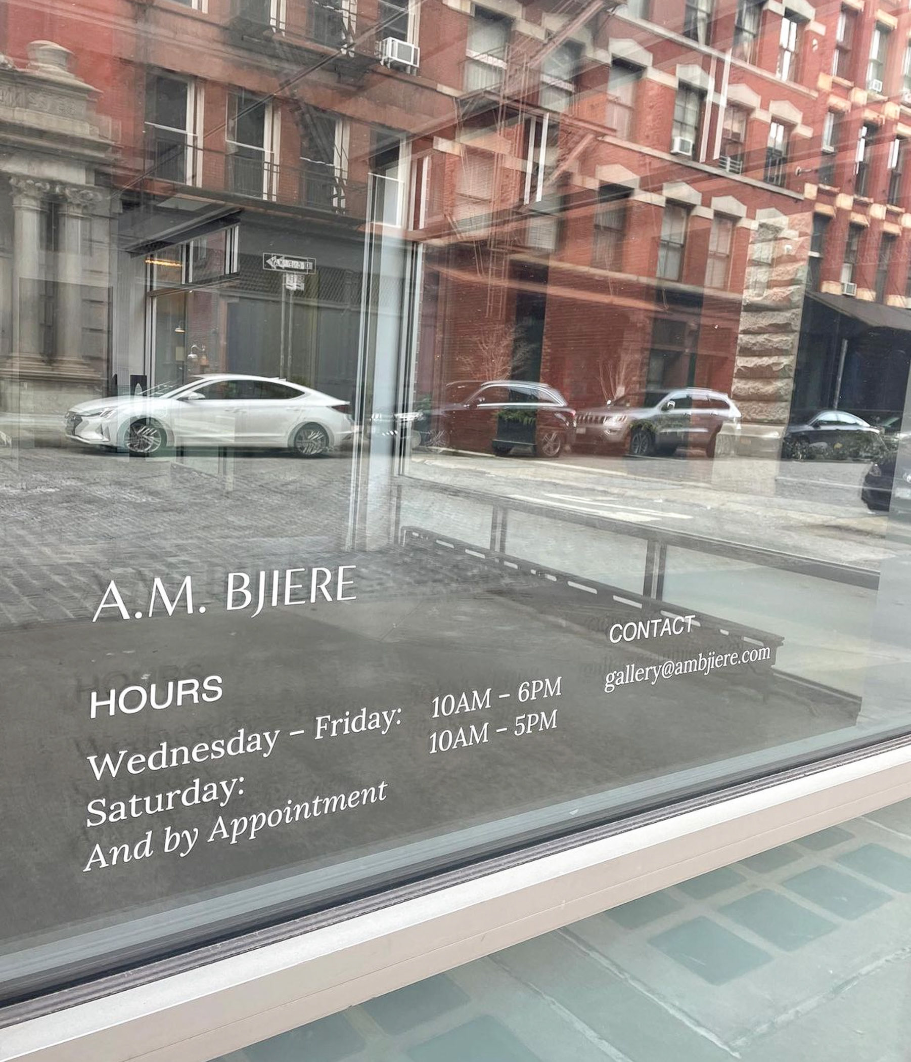 A.M. Bjiere Gallery, Tribeca, NY ( ambjiere.com )