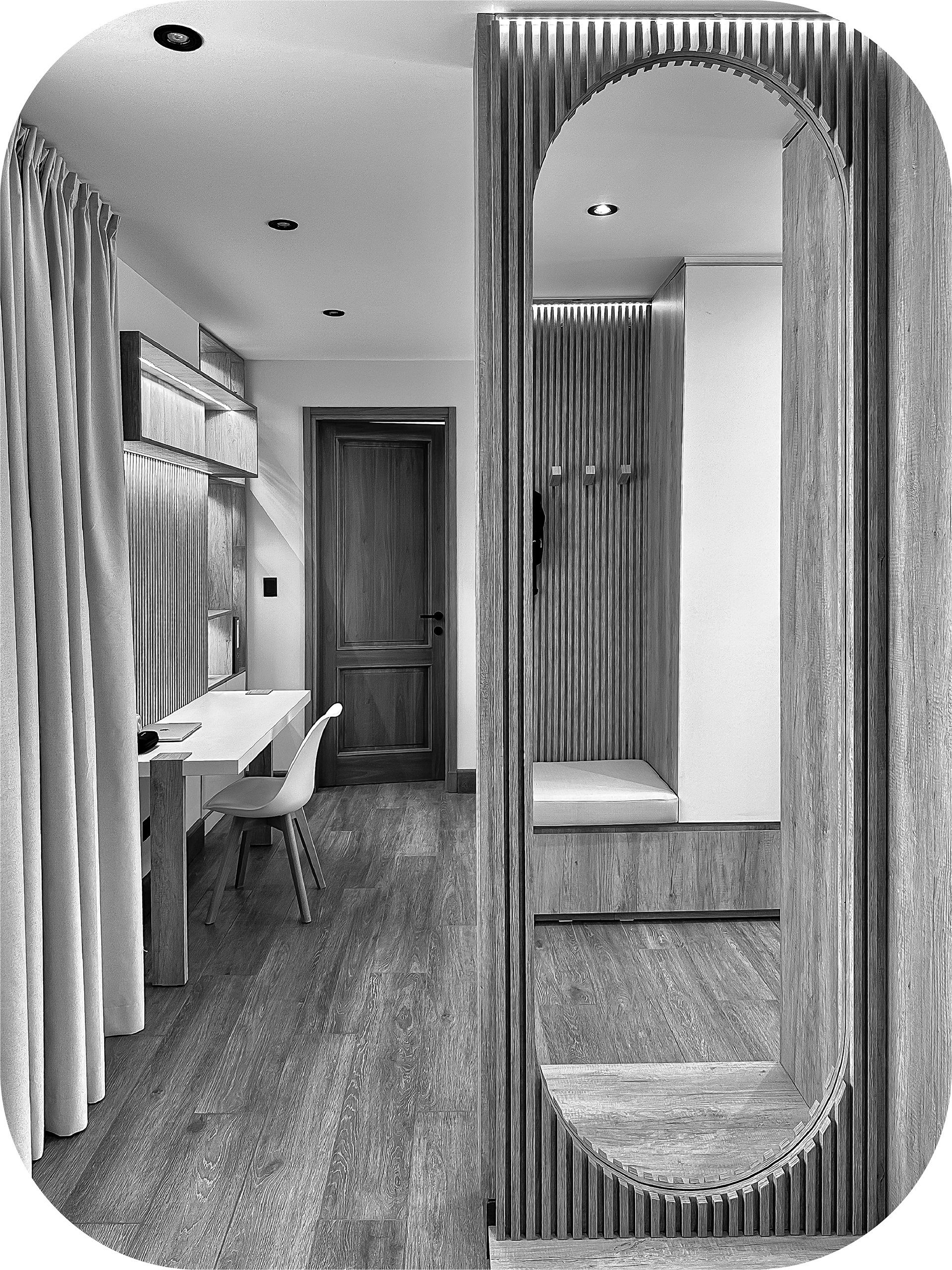 Proyecto de obra nueva. Diseño de mobiliario a medida dormitorio