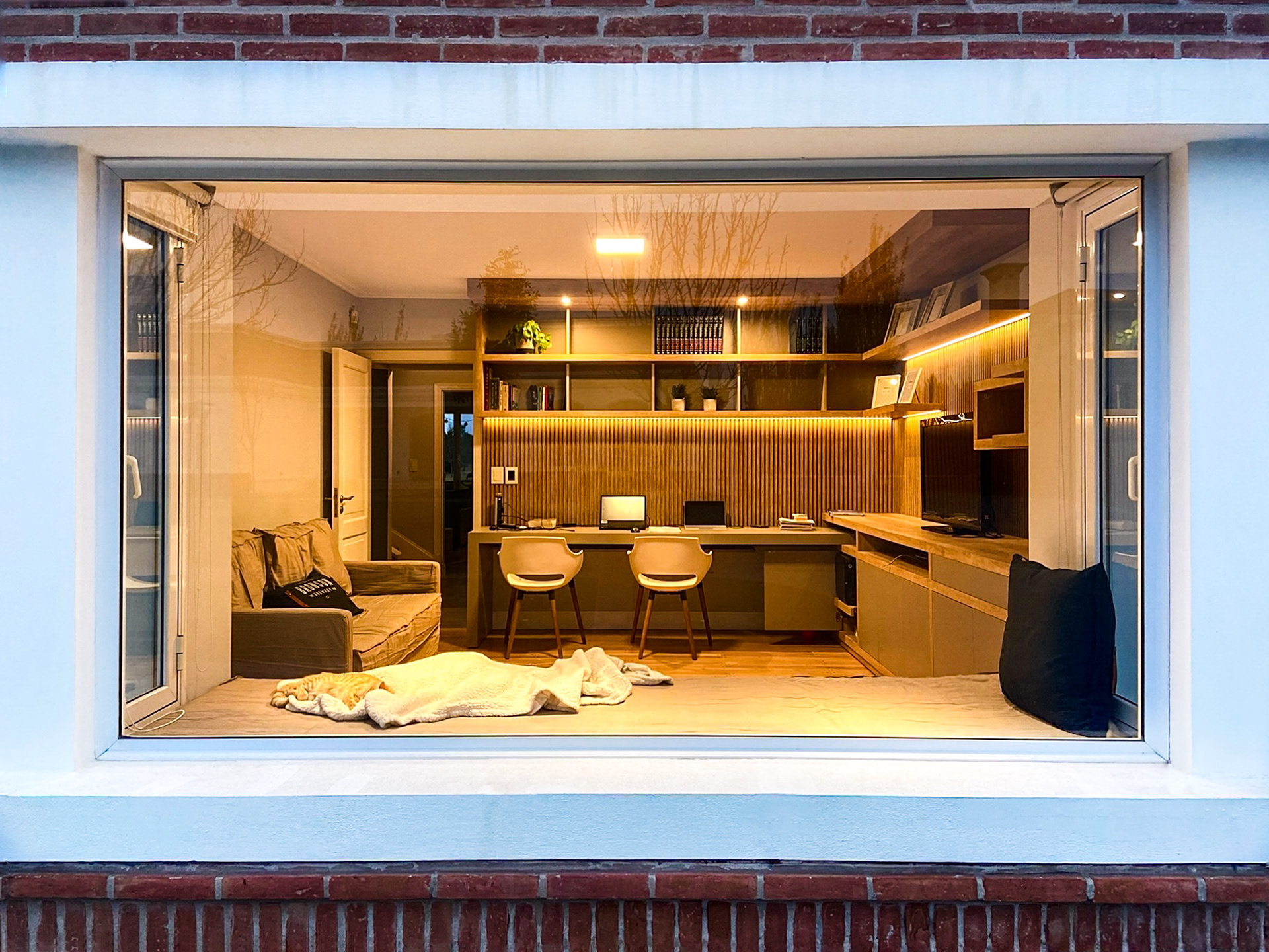 reforma despacho, mobiliario a medida