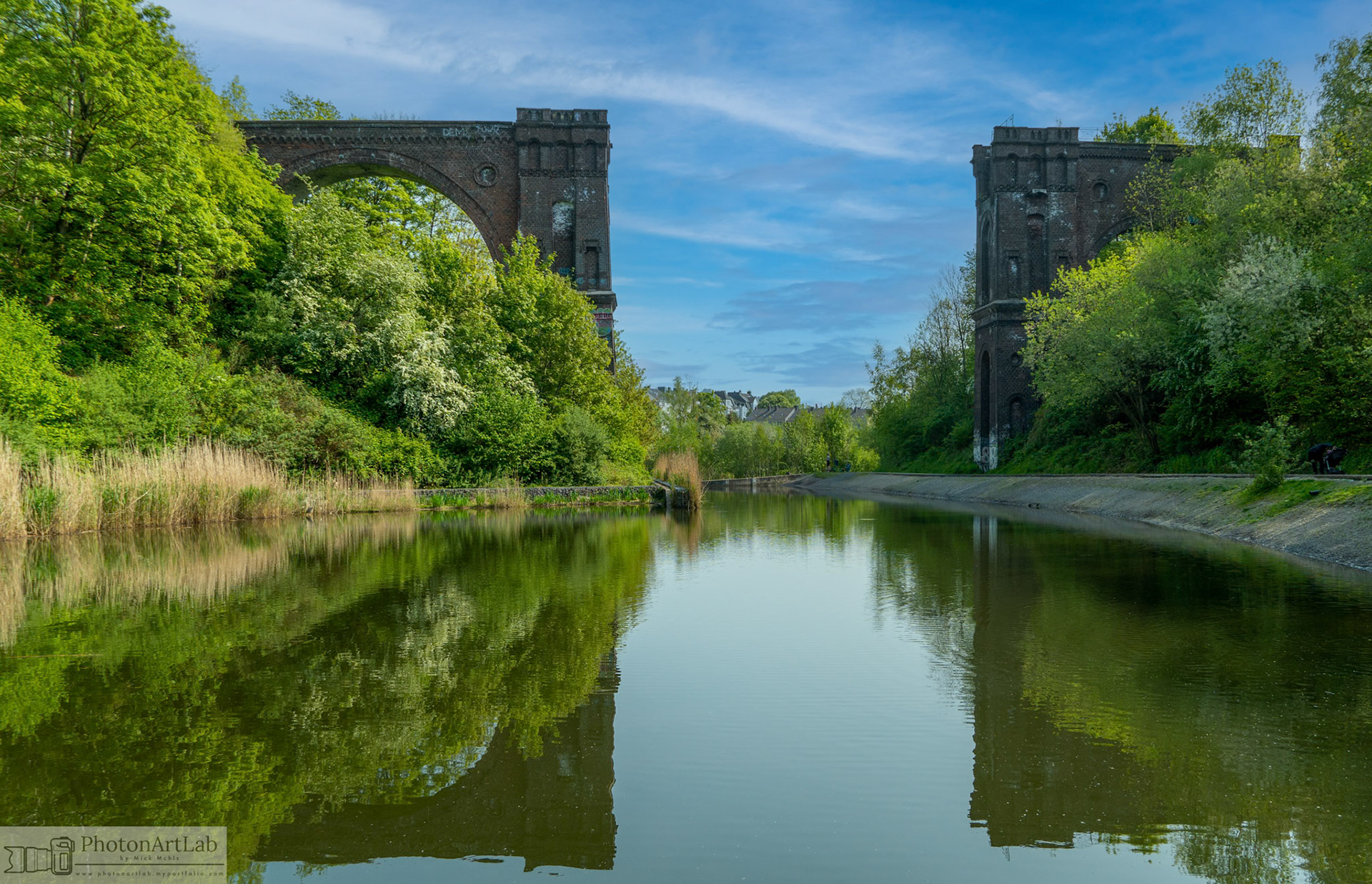 Old railway viaduct