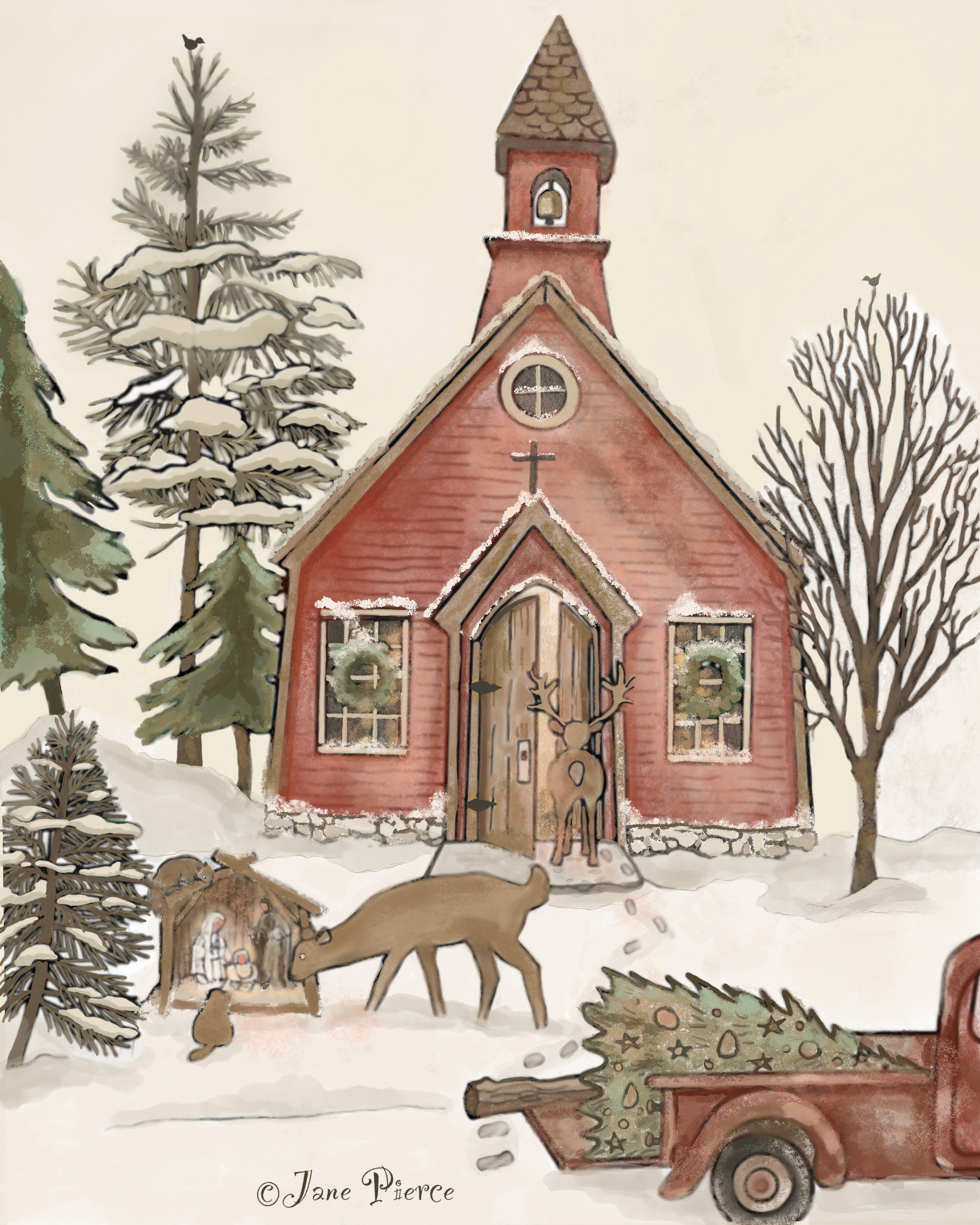 White Christmas At The Little Red Chapel