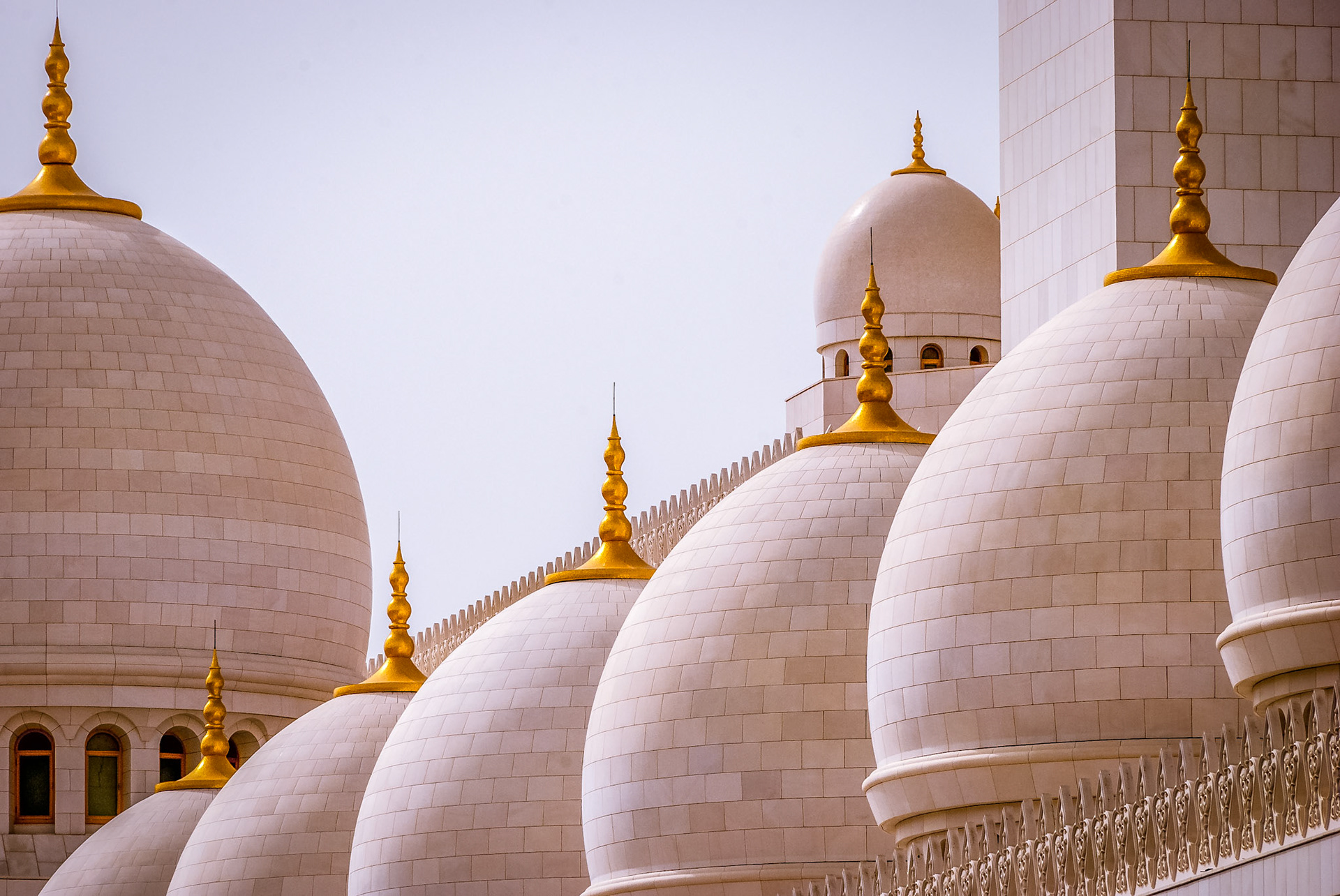 Sheikh Zayed Grand Mosque in Abu Dhabi, UAE