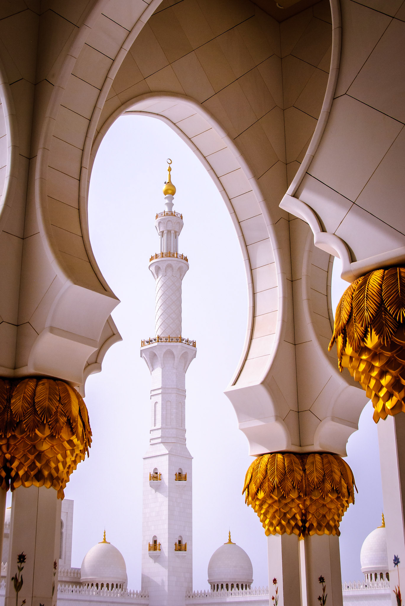 Sheikh Zayed Grand Mosque in Abu Dhabi, UAE