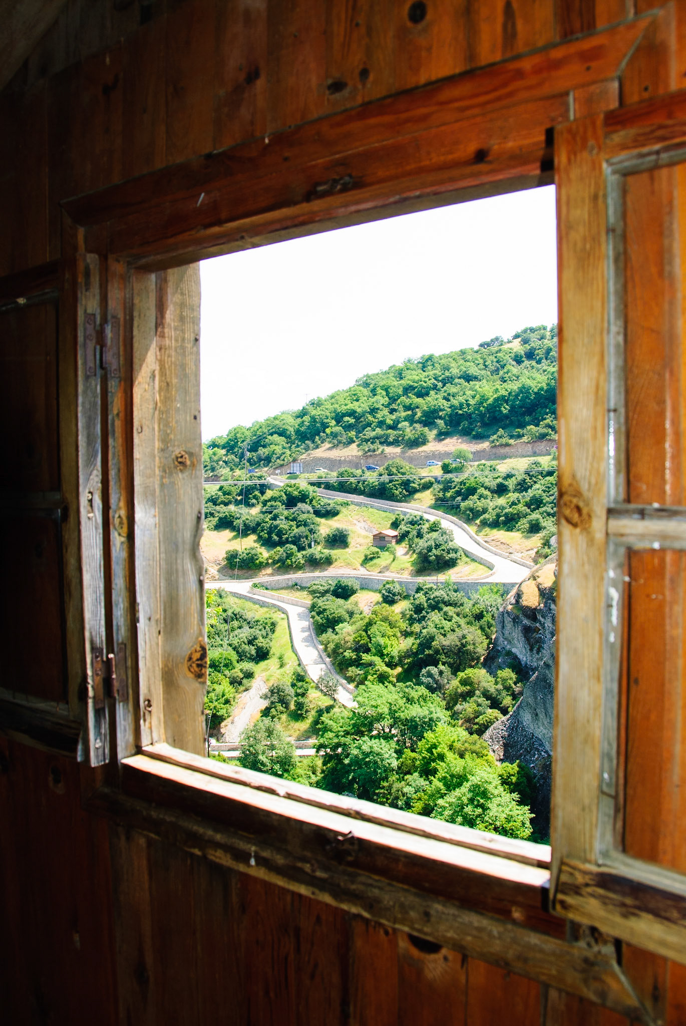 View from the Monastery of the Holy Trinity, Meteora, Greece