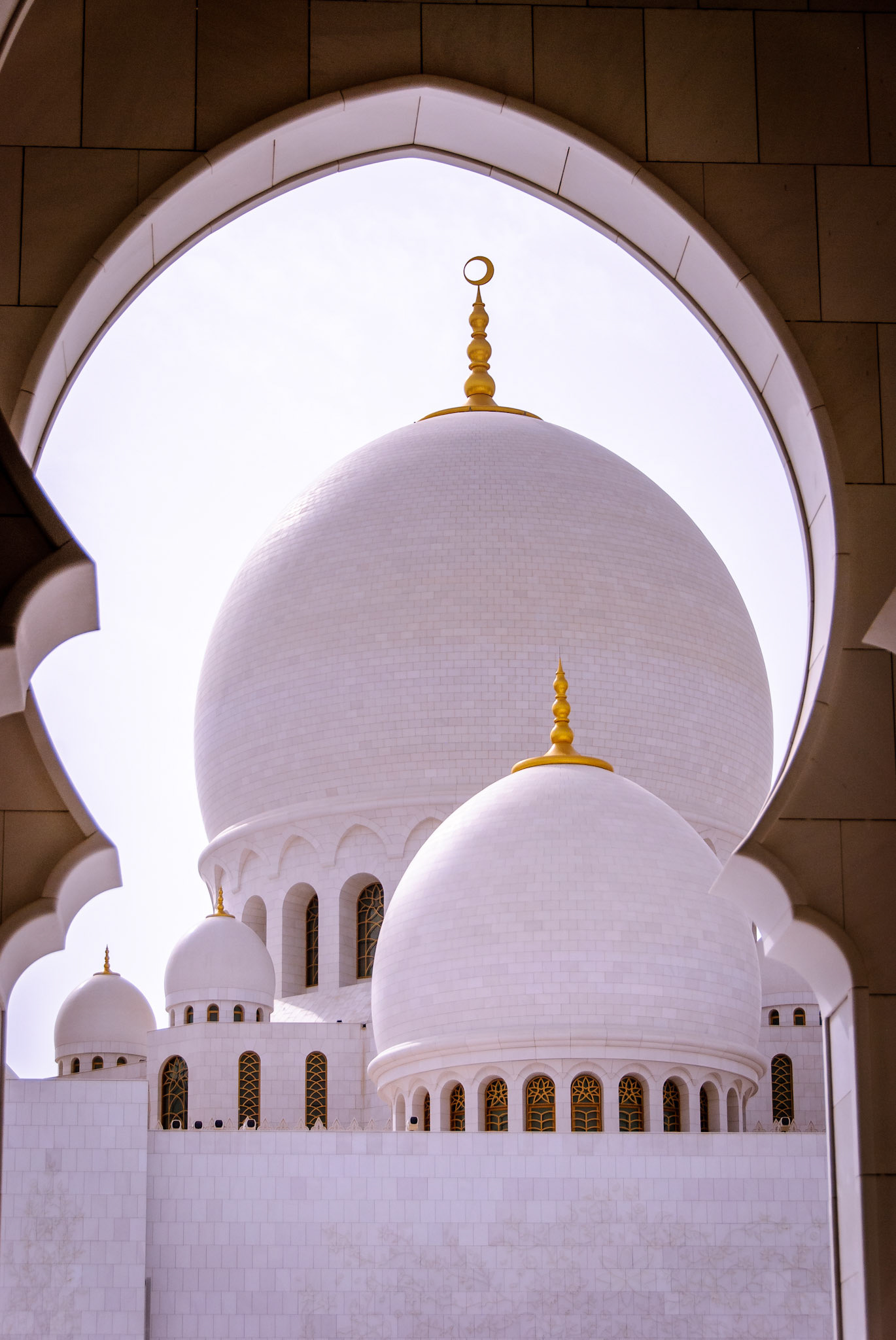 Sheikh Zayed Grand Mosque in Abu Dhabi, UAE
