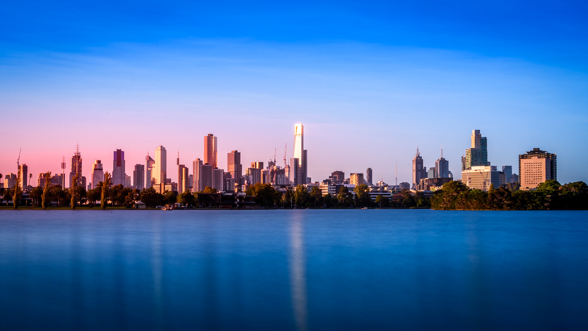 Skyline Sunset - Melbourne