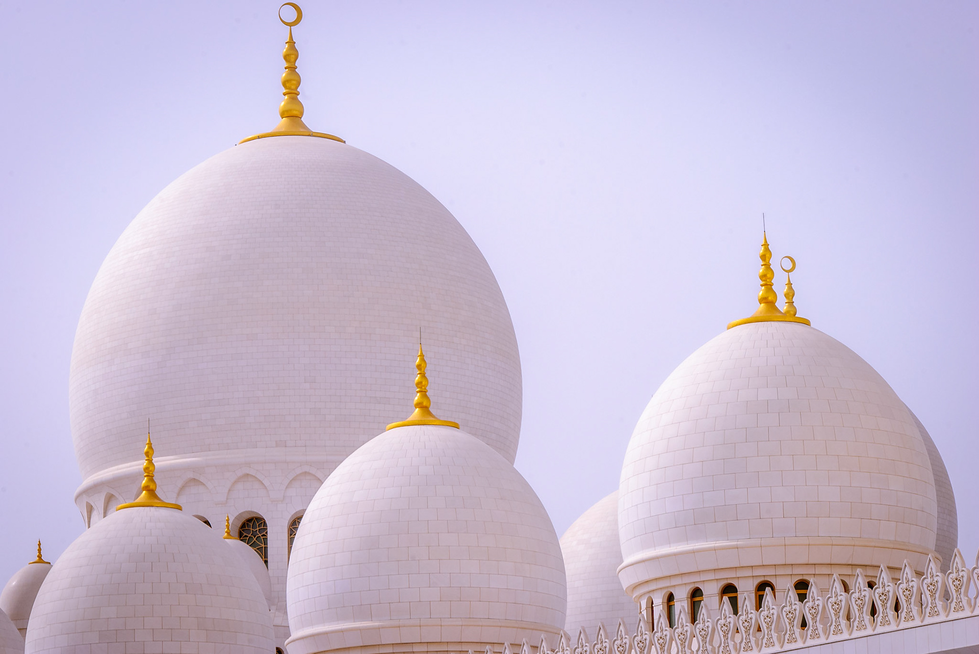 Sheikh Zayed Grand Mosque in Abu Dhabi, UAE