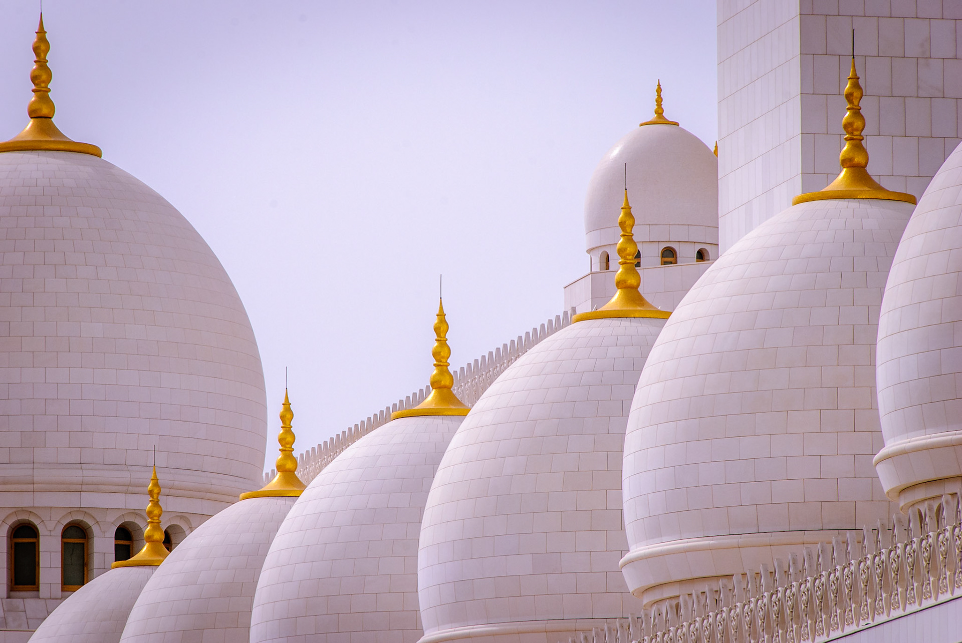 Sheikh Zayed Grand Mosque in Abu Dhabi, UAE