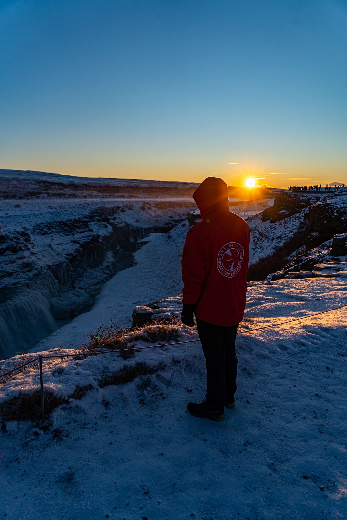 The “Golden Waterfall”, Gullfoss.