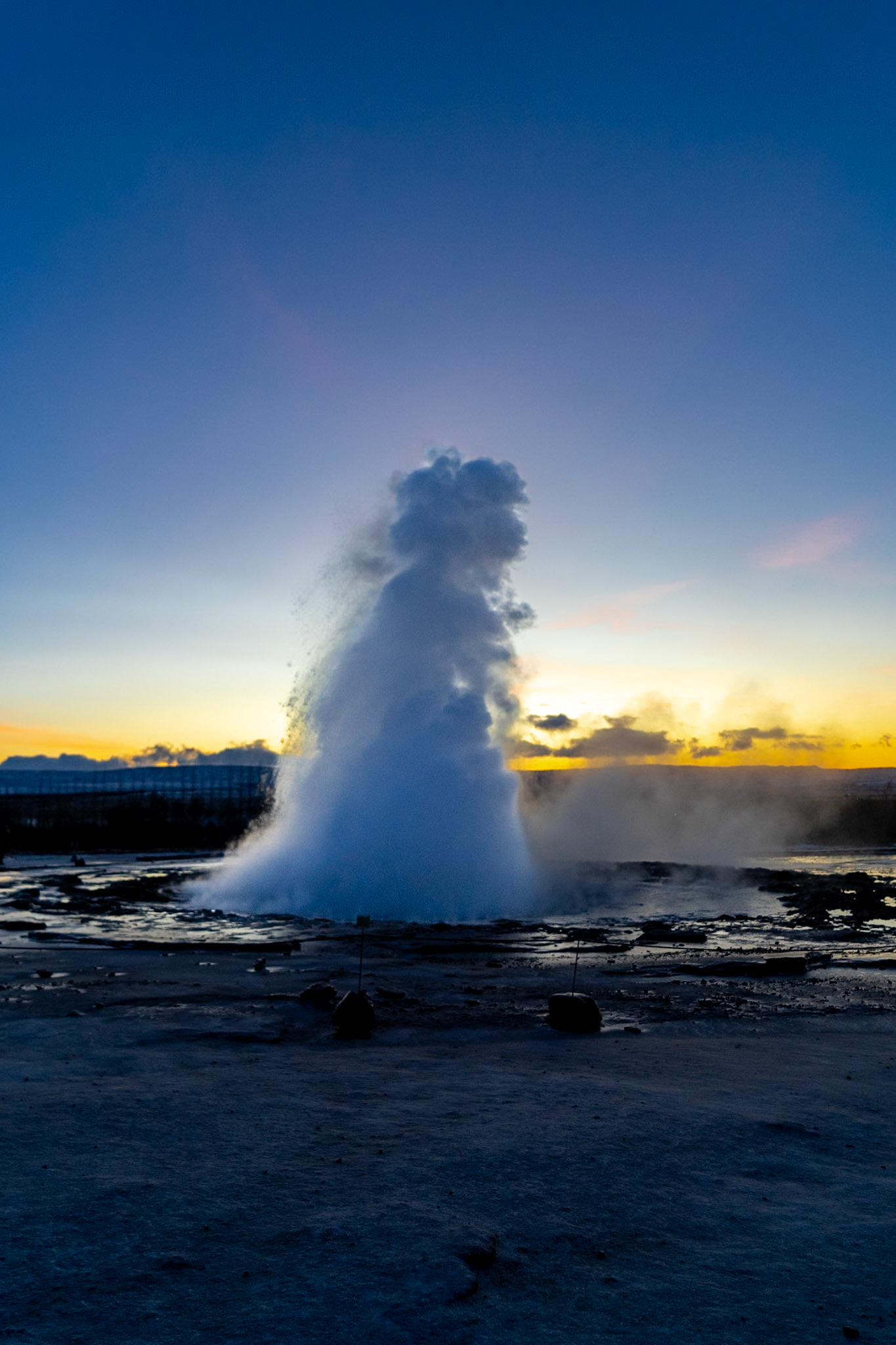 Strokkur hot spring