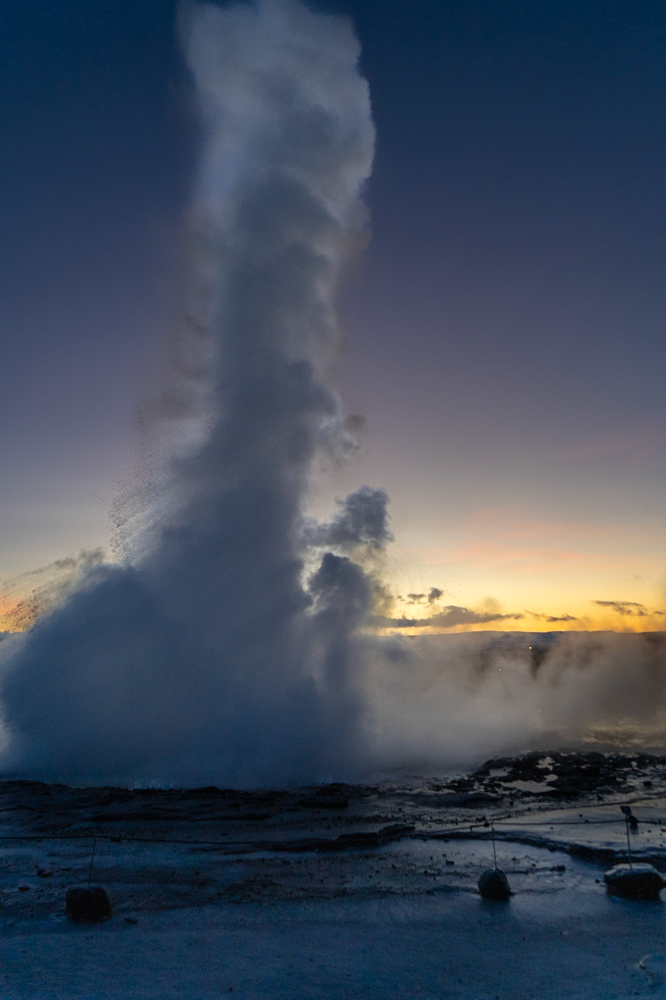 Strokkur hot spring