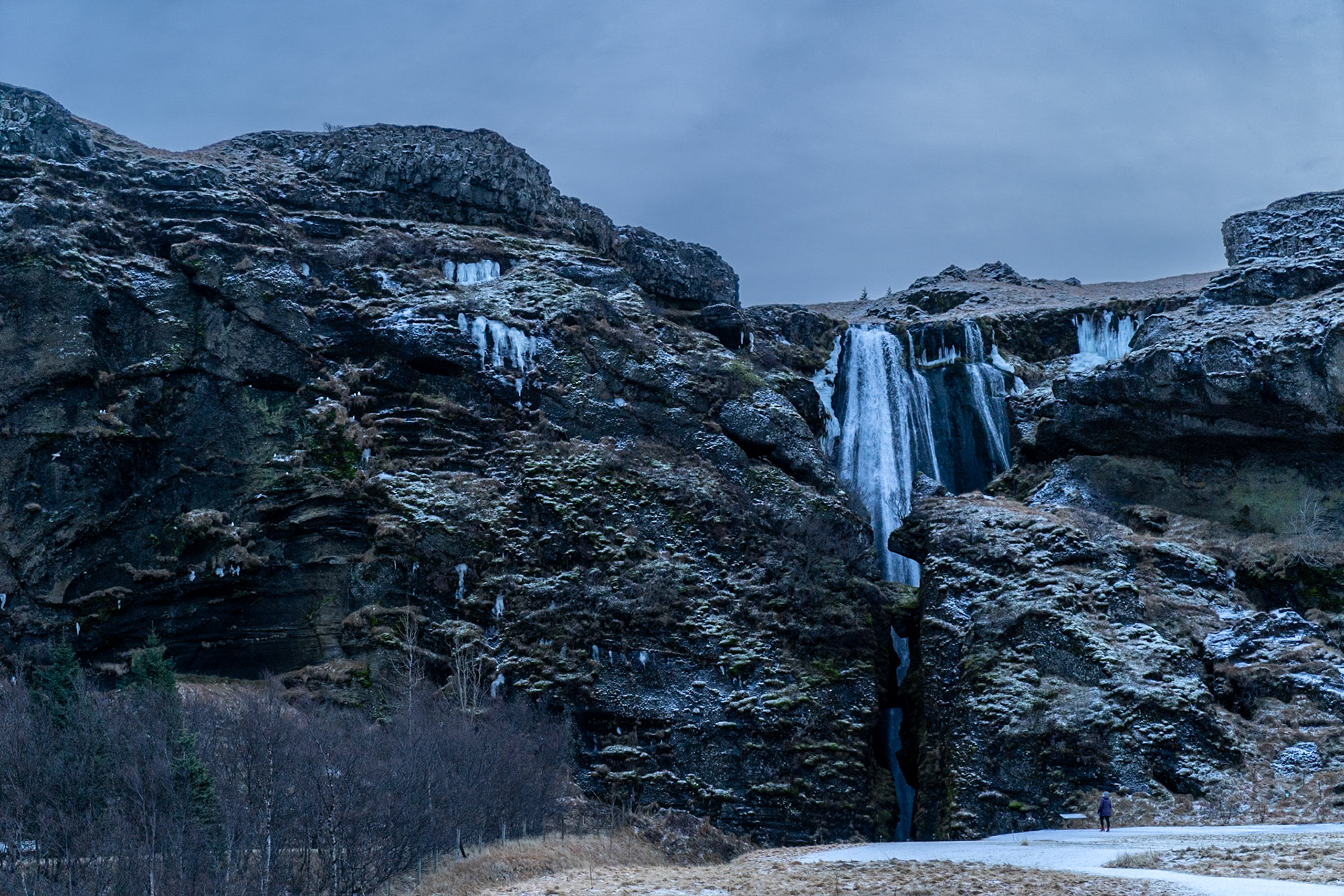 Gljúfrabúi Waterfall