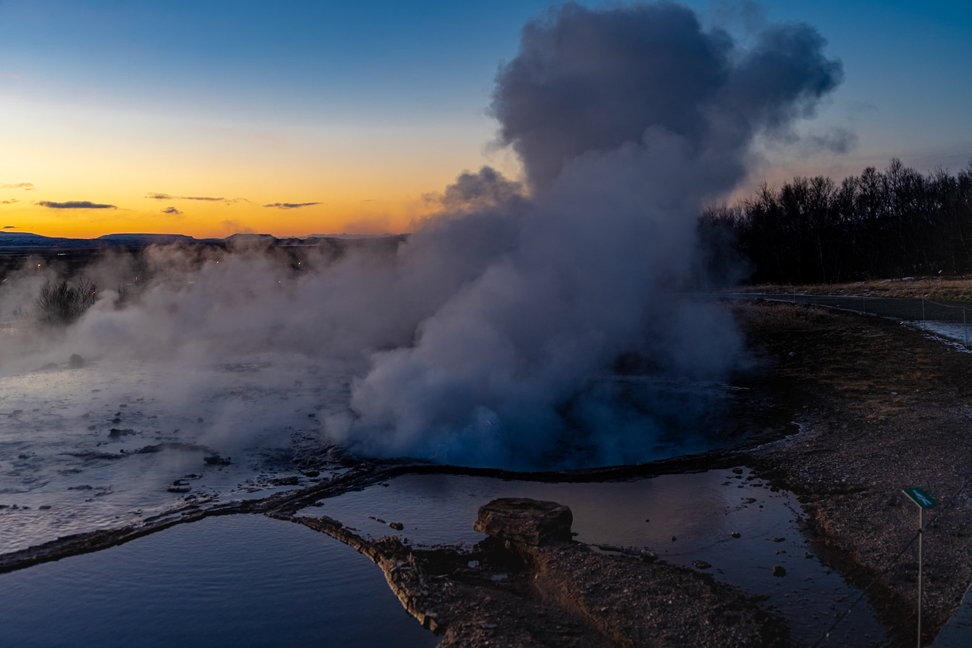 Strokkur hot spring