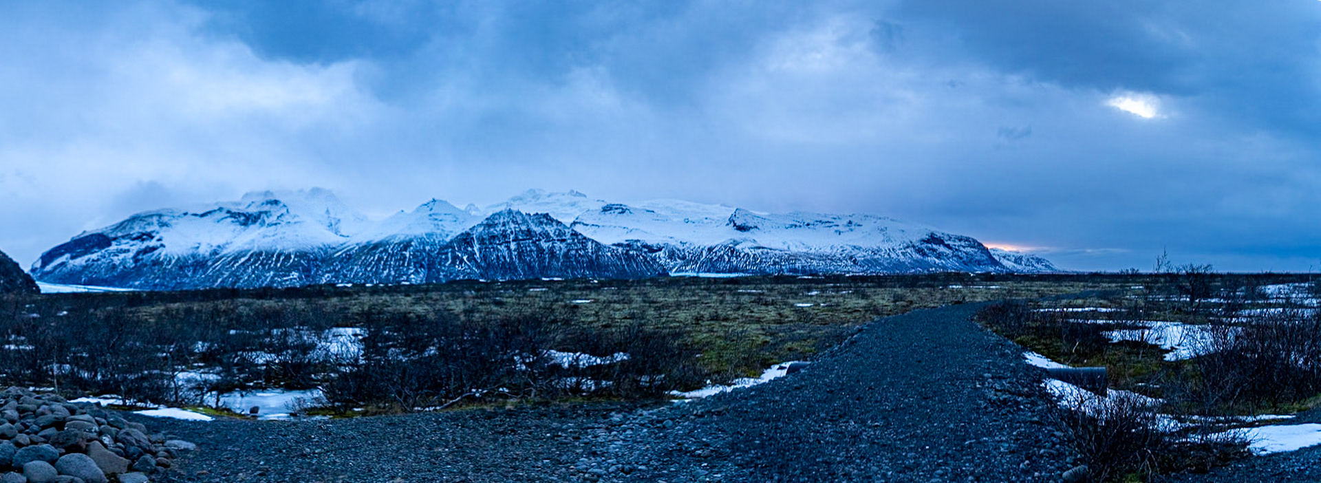 Hvannadalshnúkur from Skaftafell, Vatnajökull National Park