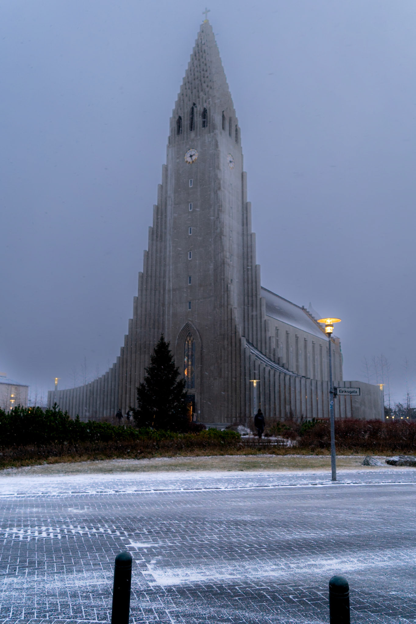 Hallgrímskirkja a Lutheran church, located on top of the Skólavörðuhæð hill in the centre of Reykjavík. Designed by Guðjón Samúelsson.