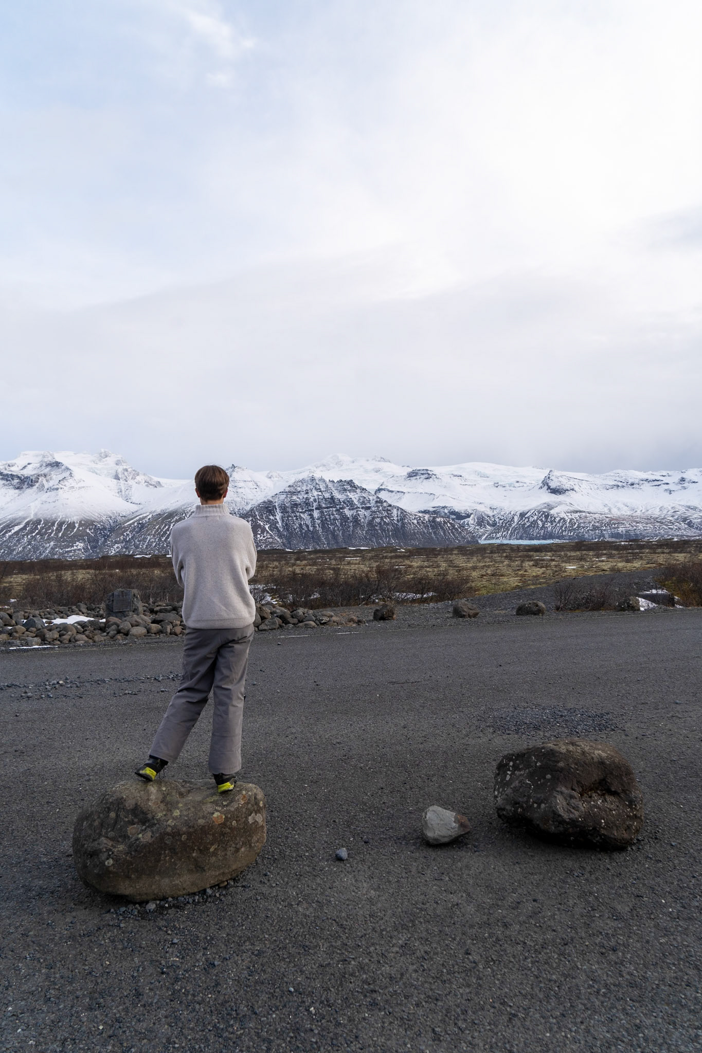 Looking towards Hvannadalshnúkur from Skaftafell, Vatnajökull National Park