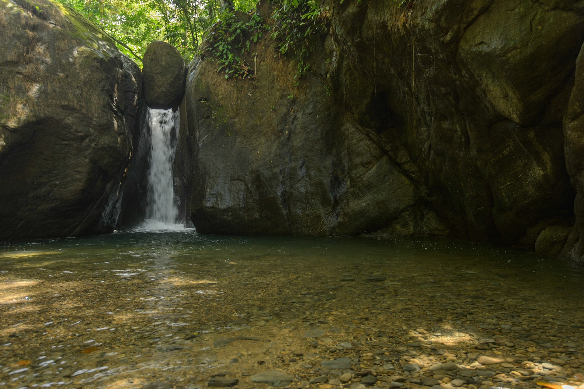 Secluded Waterfall in Costa Rica