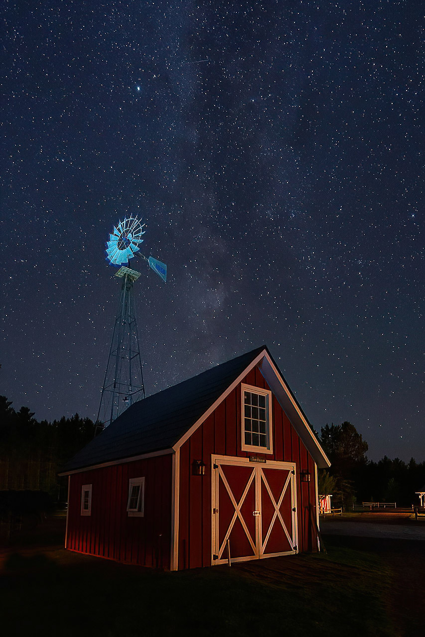 Milky Wayover Madeline Island