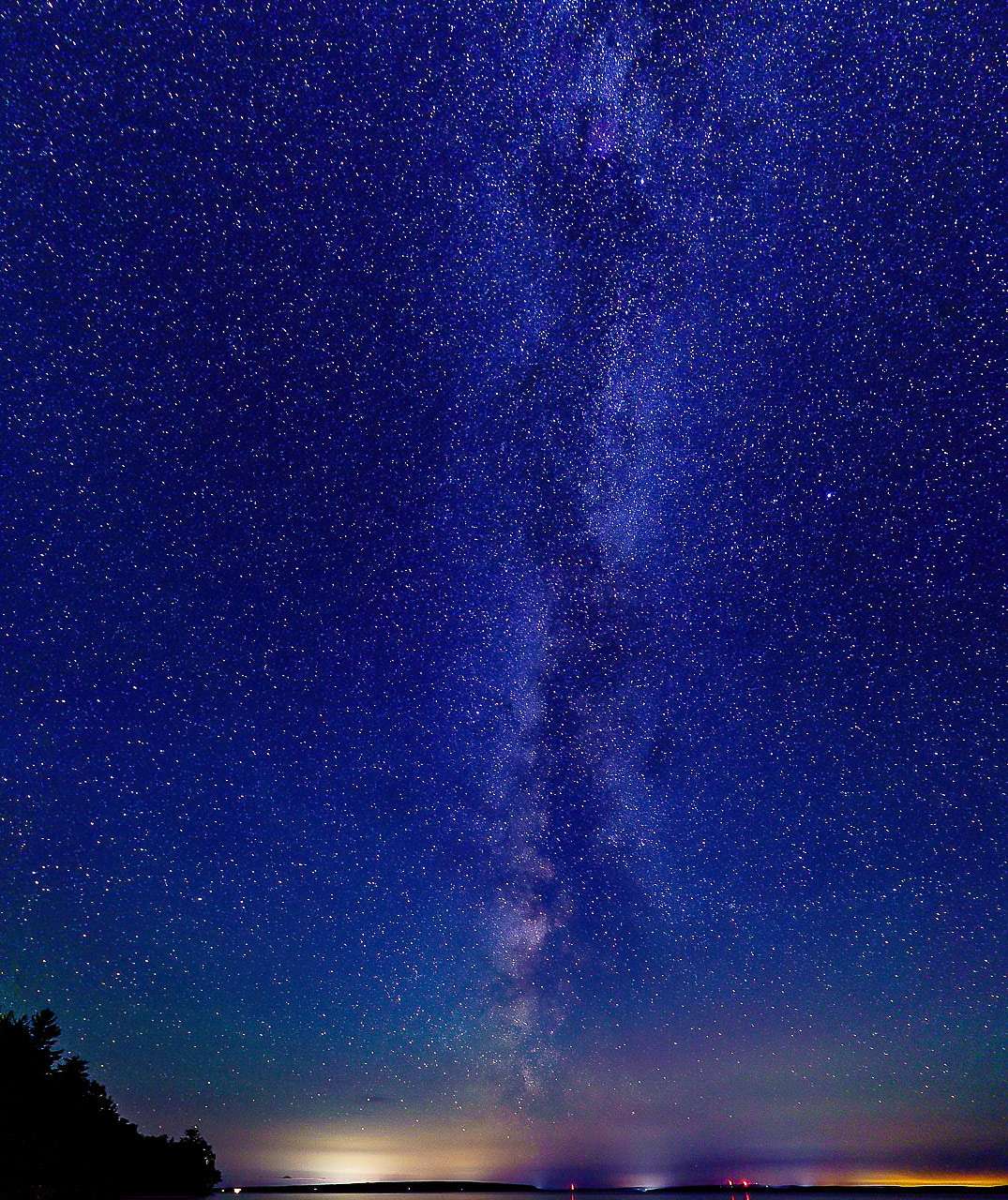 Milky Way over Stockton Island