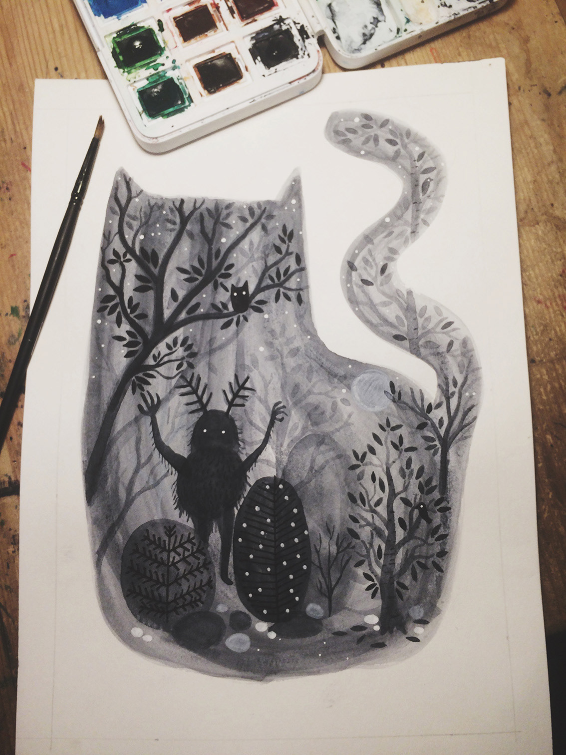 Once upon a time in a faraway cat...