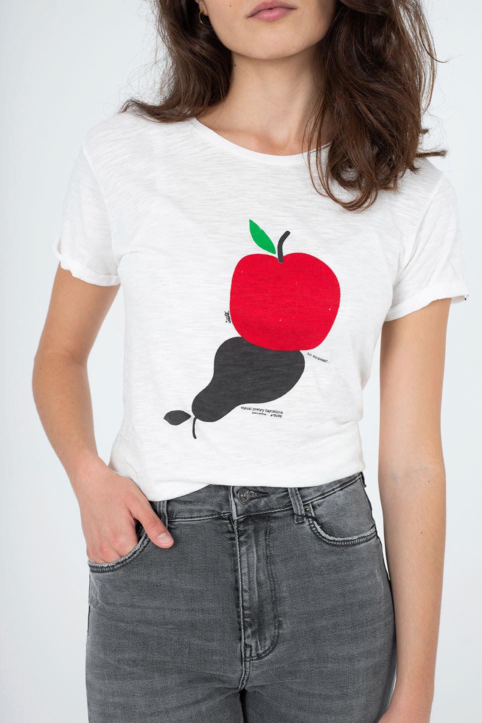 "to appear..." tee for Visual Poetry Barcelona