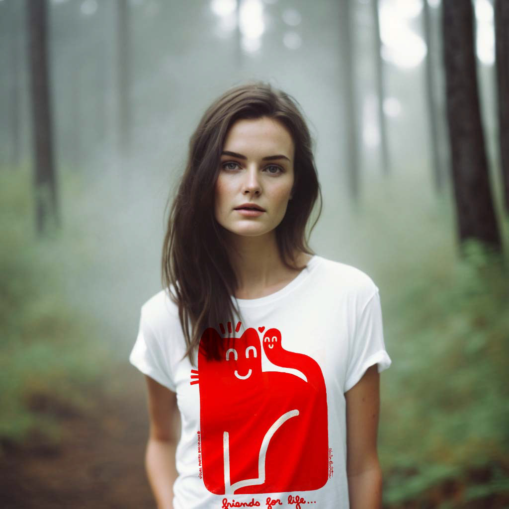 "Friends for life" for Visual Poetry Barcelona