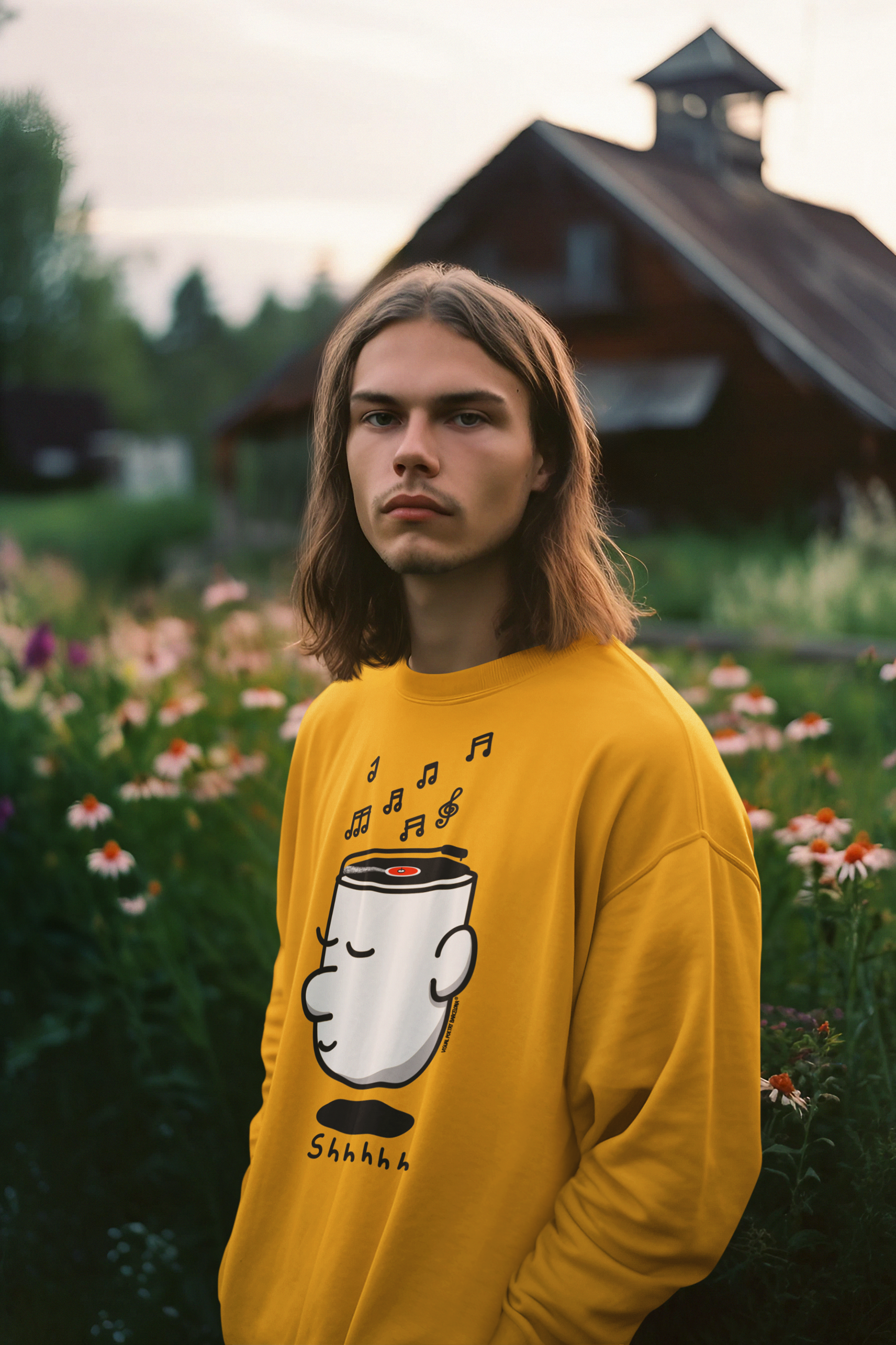 "Shhhh" Sweater for Visual Poetry Barcelona