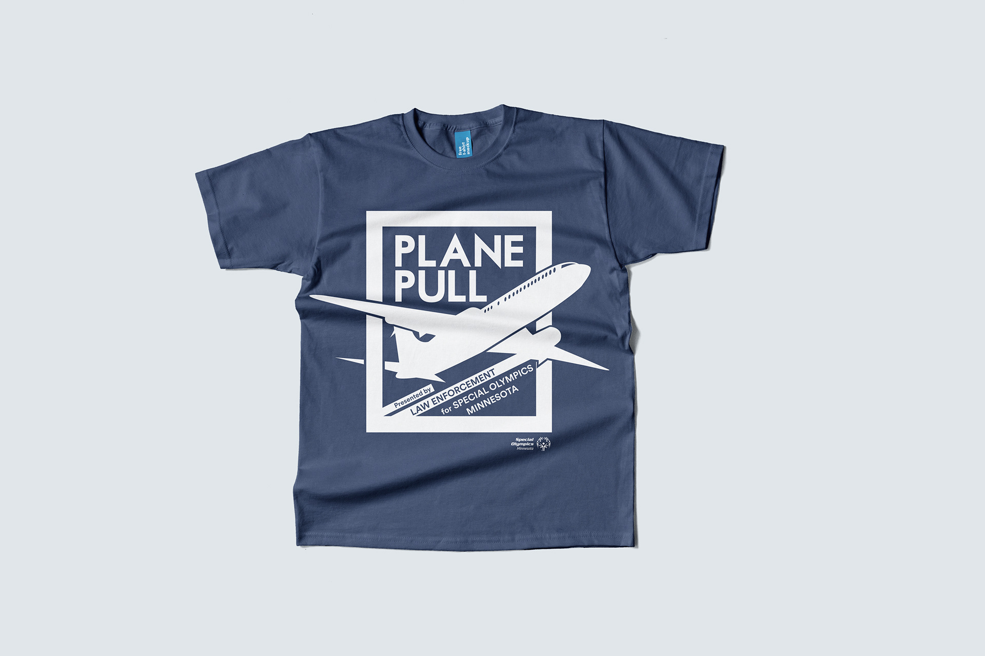 T-shirt for the Special Olympics MN Plane Pull event