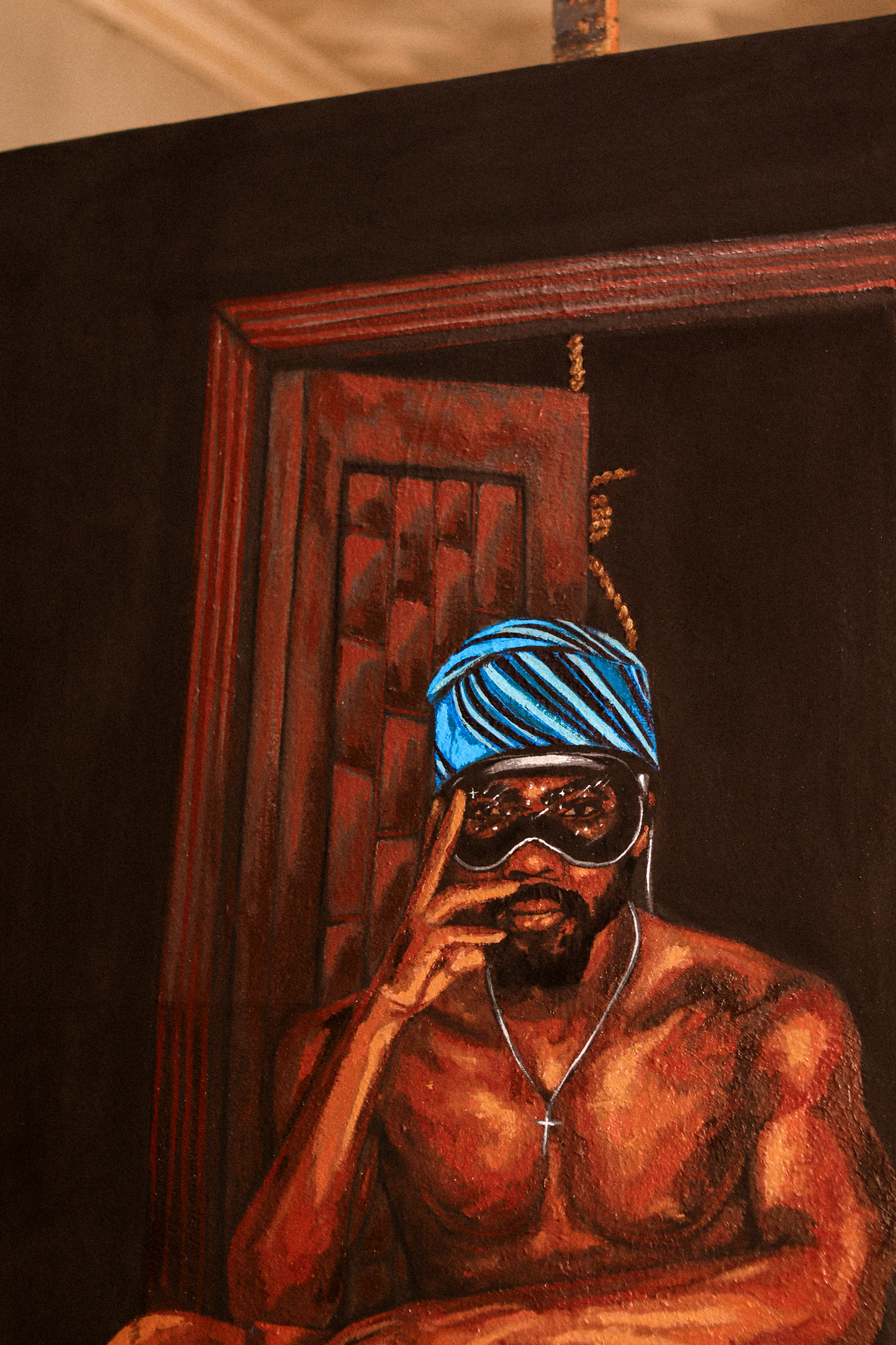 Dejection; 2023 102x120 cmAcrylic paint on canvas