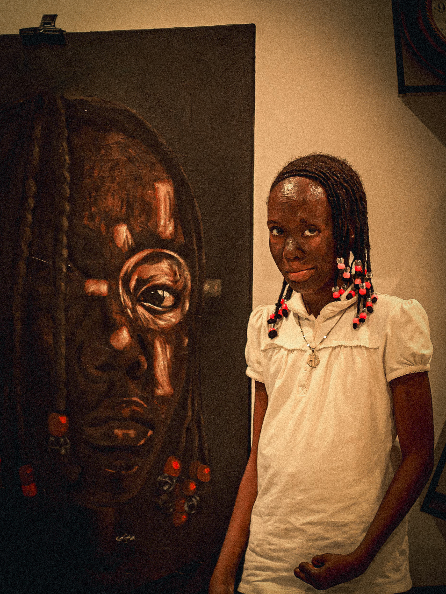 John 1:5; 2024 95 x 100 cm Acrylic paint on canvas
