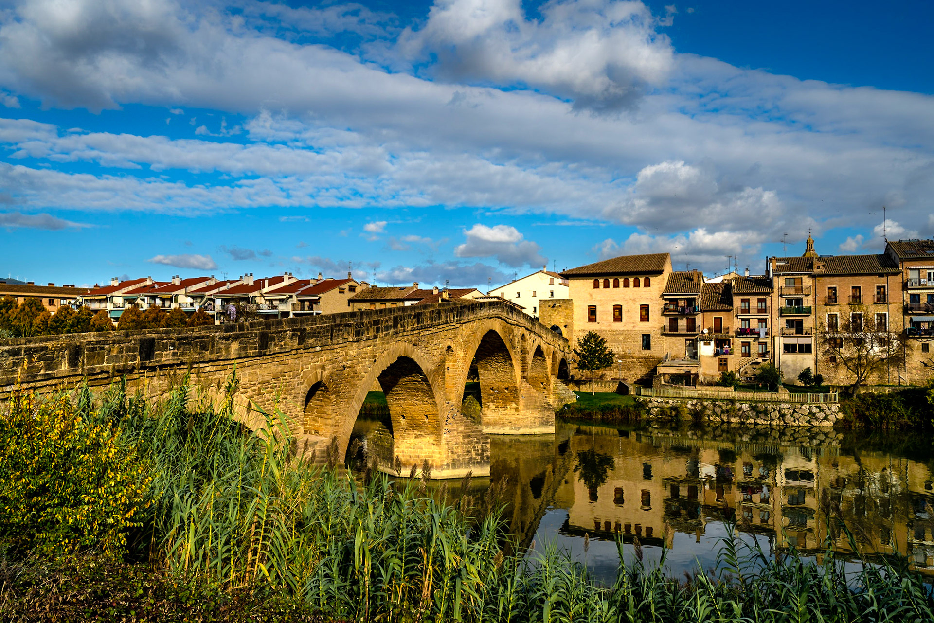 Romanesque Bridge on the Camino De Santiago