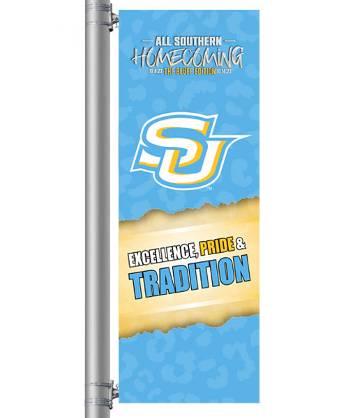 Southern University Pole Banner