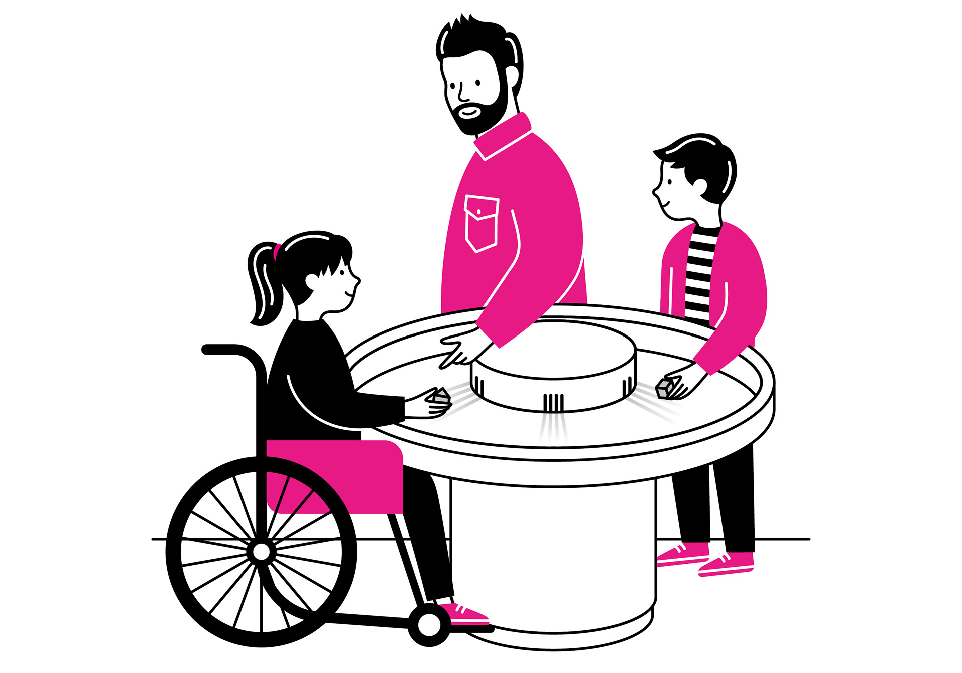 Illustration for Centre for Life Wow Zone by Sharon Armstrong