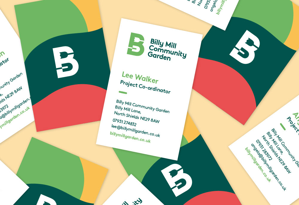 Business cards designed by Sharon Armstrong Creative